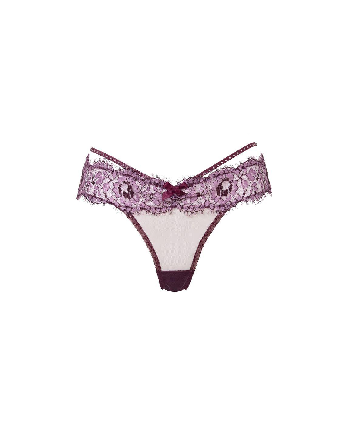 Agnese Thong Purple | Agent Provocateur