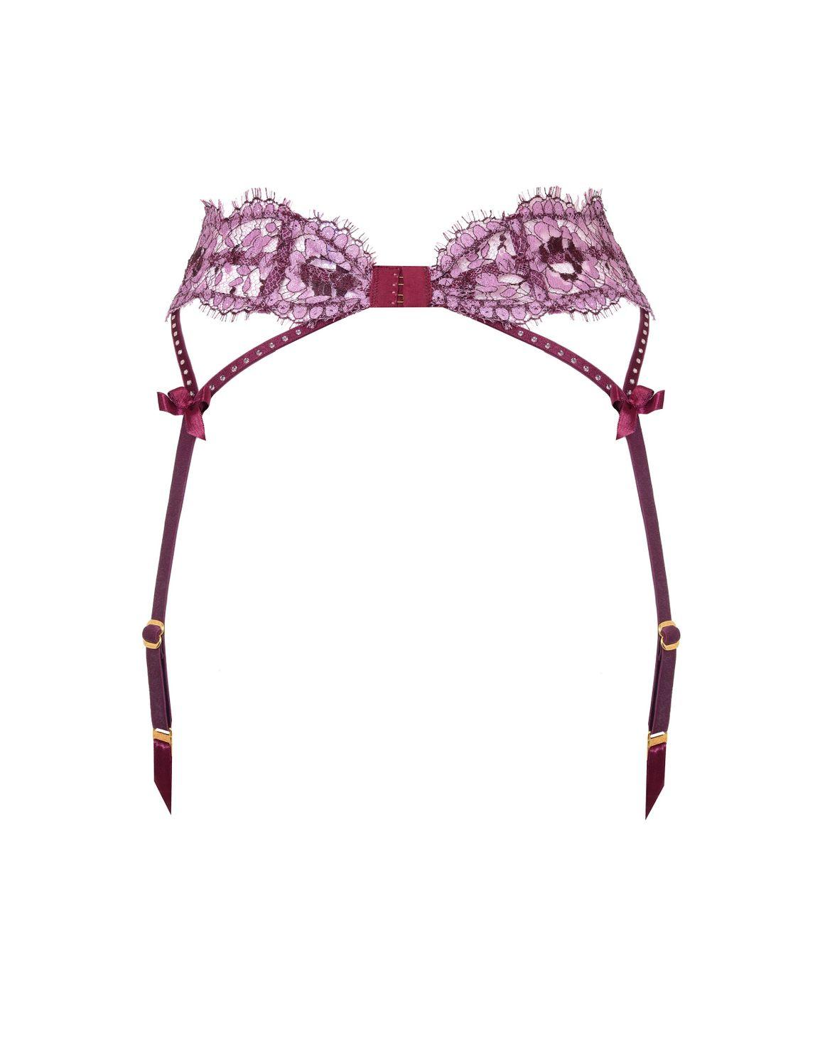 Agnese Suspender Purple | Agent Provocateur