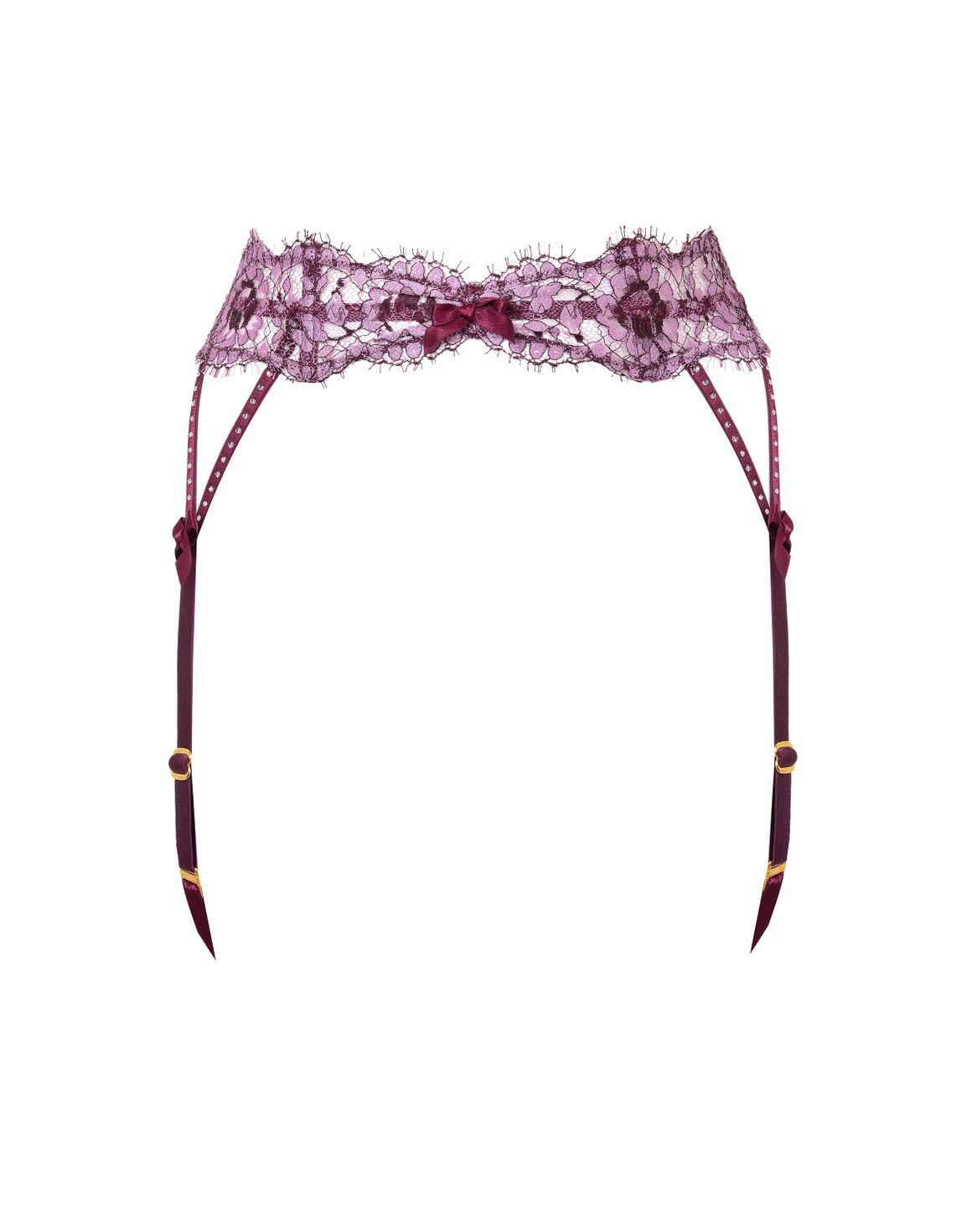 Agnese Suspender Purple | Agent Provocateur