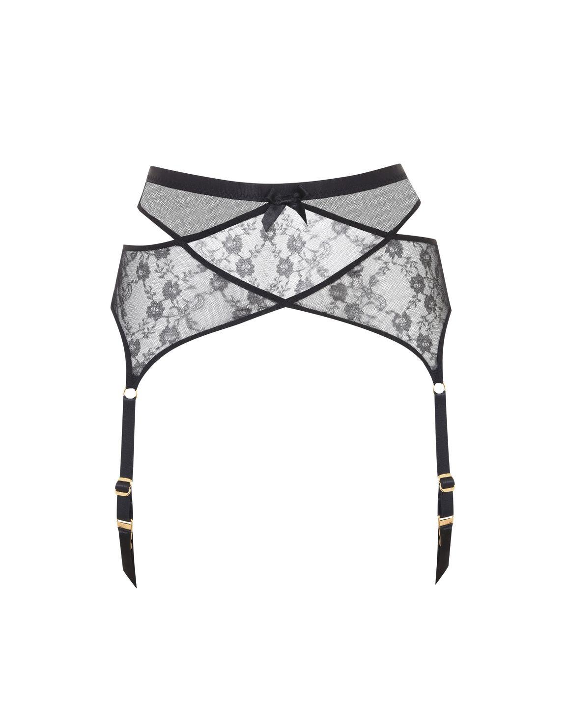 Iza Suspender Black | Agent Provocateur