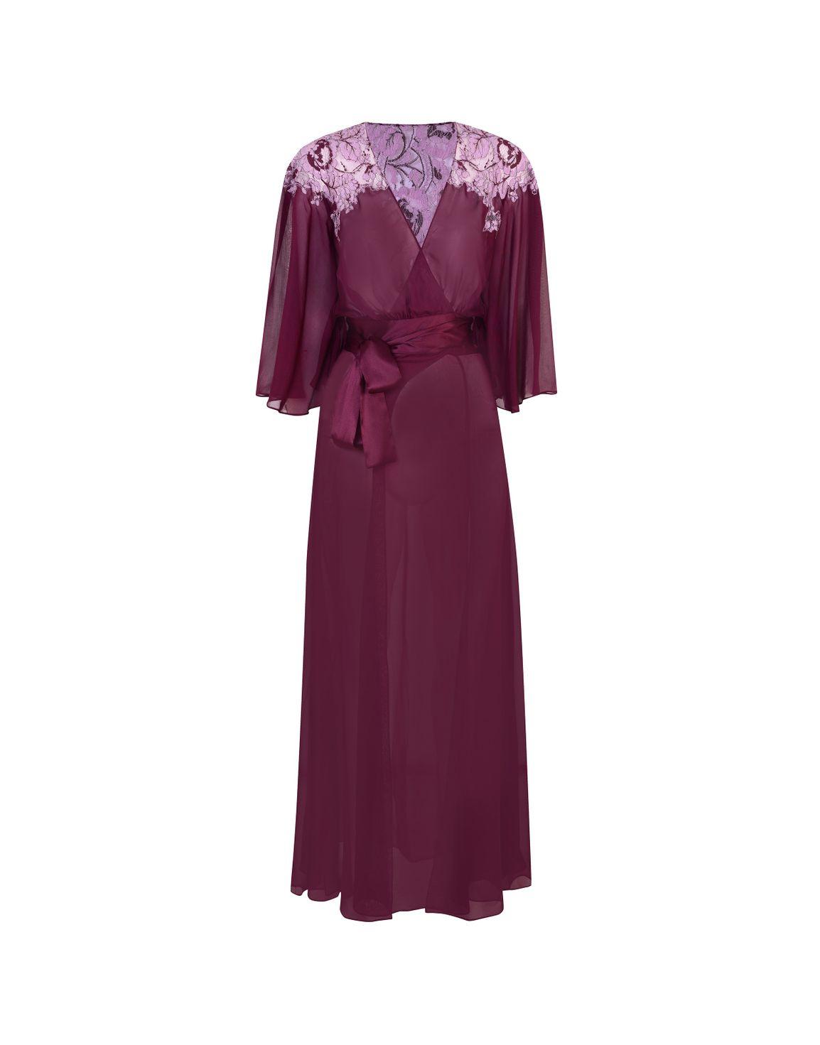 Agnese Long Kimono Purple | Agent Provocateur