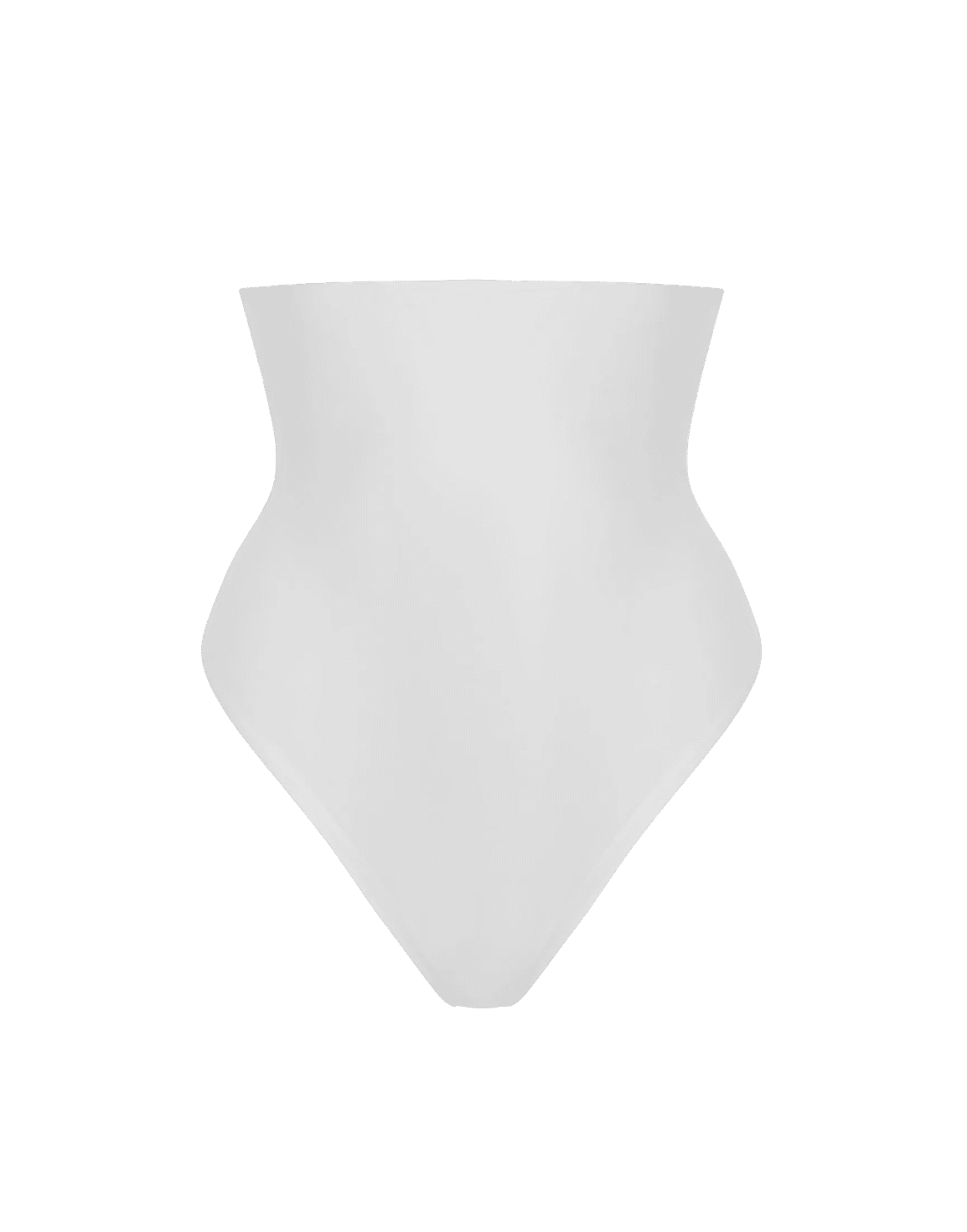 Dion High Waisted Sculpting Thong White | Agent Provocateur