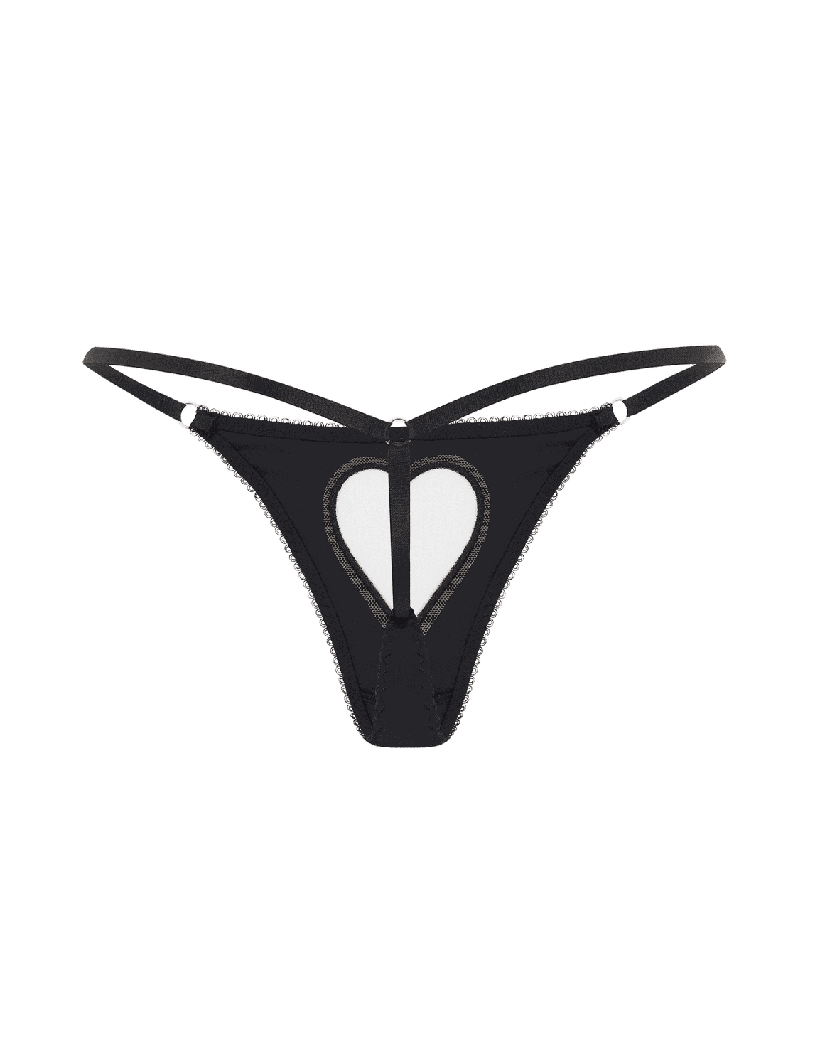 ETTIE SILK THONG Black | Agent Provocateur
