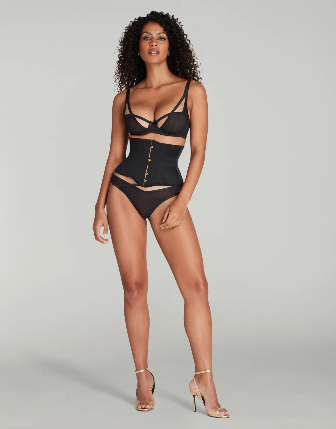 Damson Waspie Black | Agent Provocateur