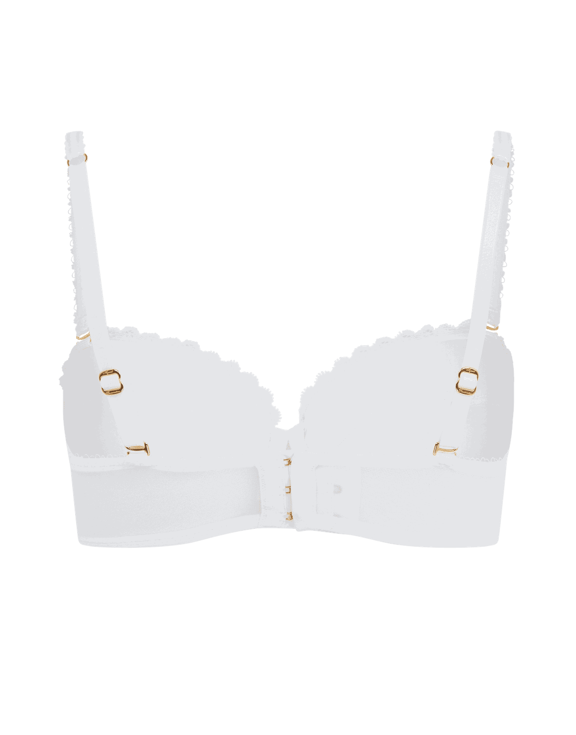 Hinda Balconette Strapless Underwired Bra White | Agent Provocateur