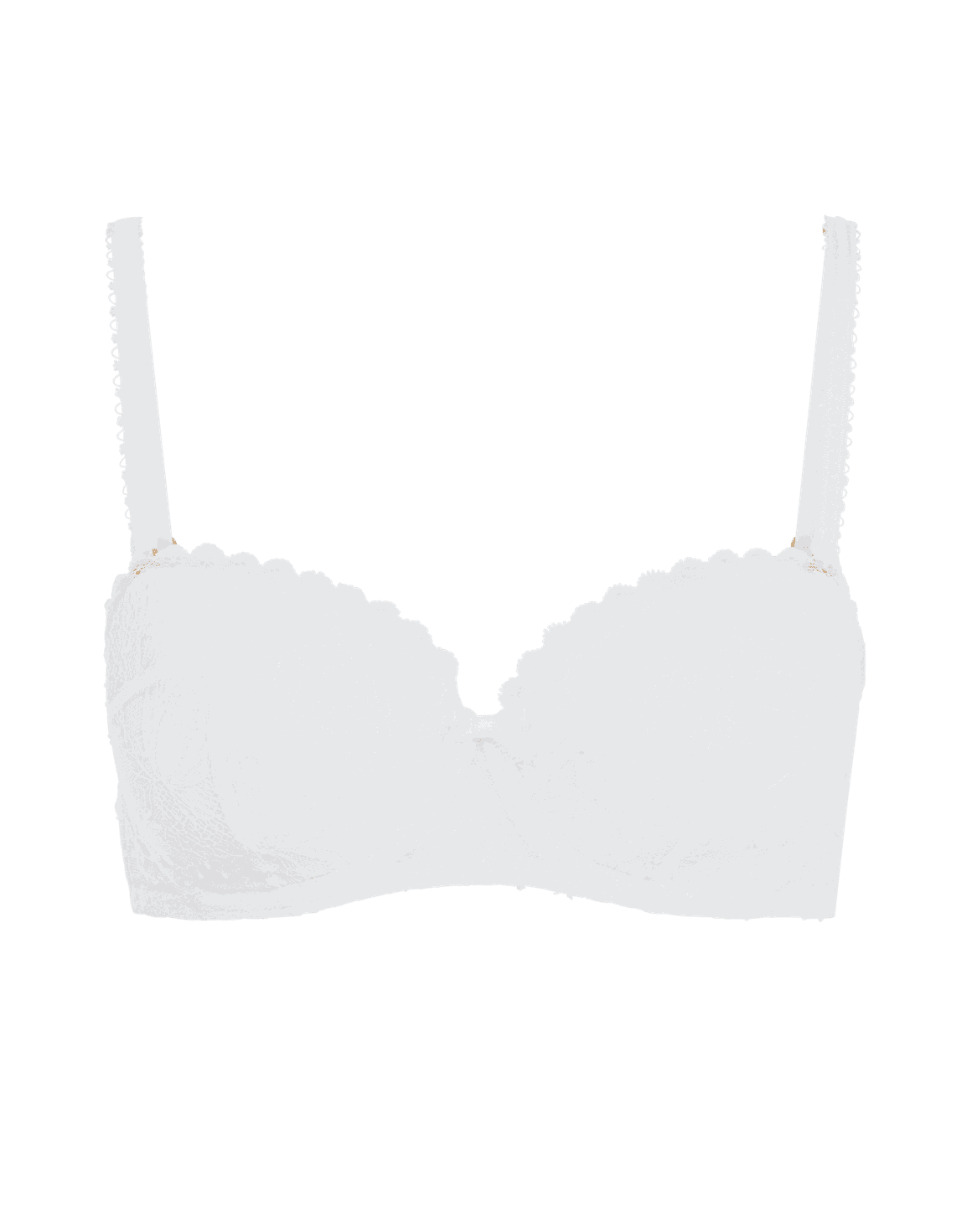 Hinda Balconette Strapless Underwired Bra White | Agent Provocateur