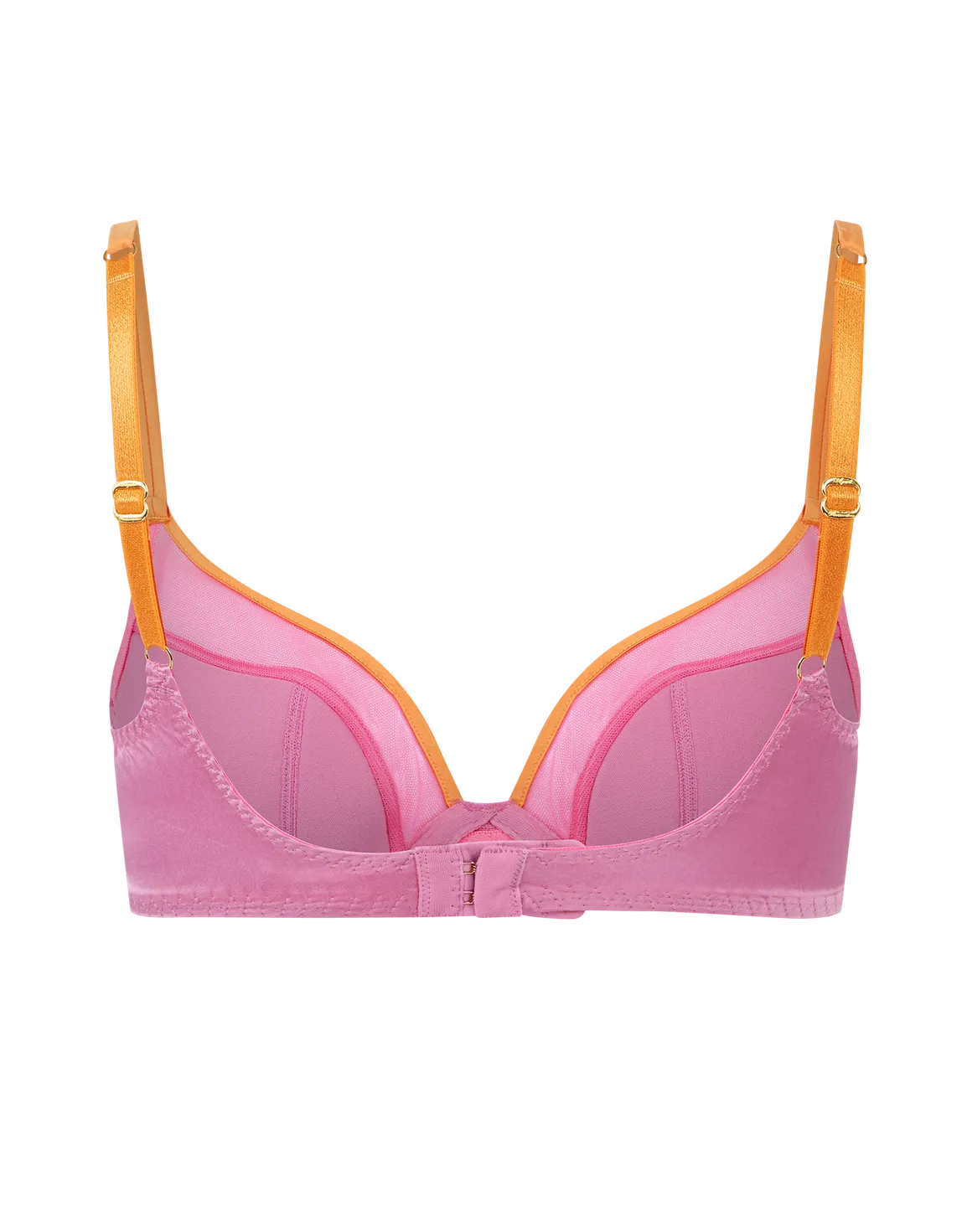 Viv Padded Plunge Underwired Bra Pink | Agent Provocateur