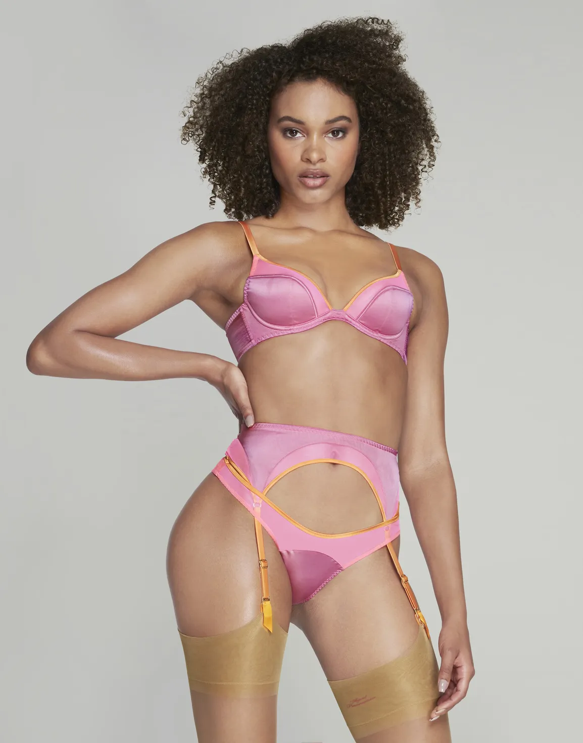 Viv Suspender Pink | Agent Provocateur