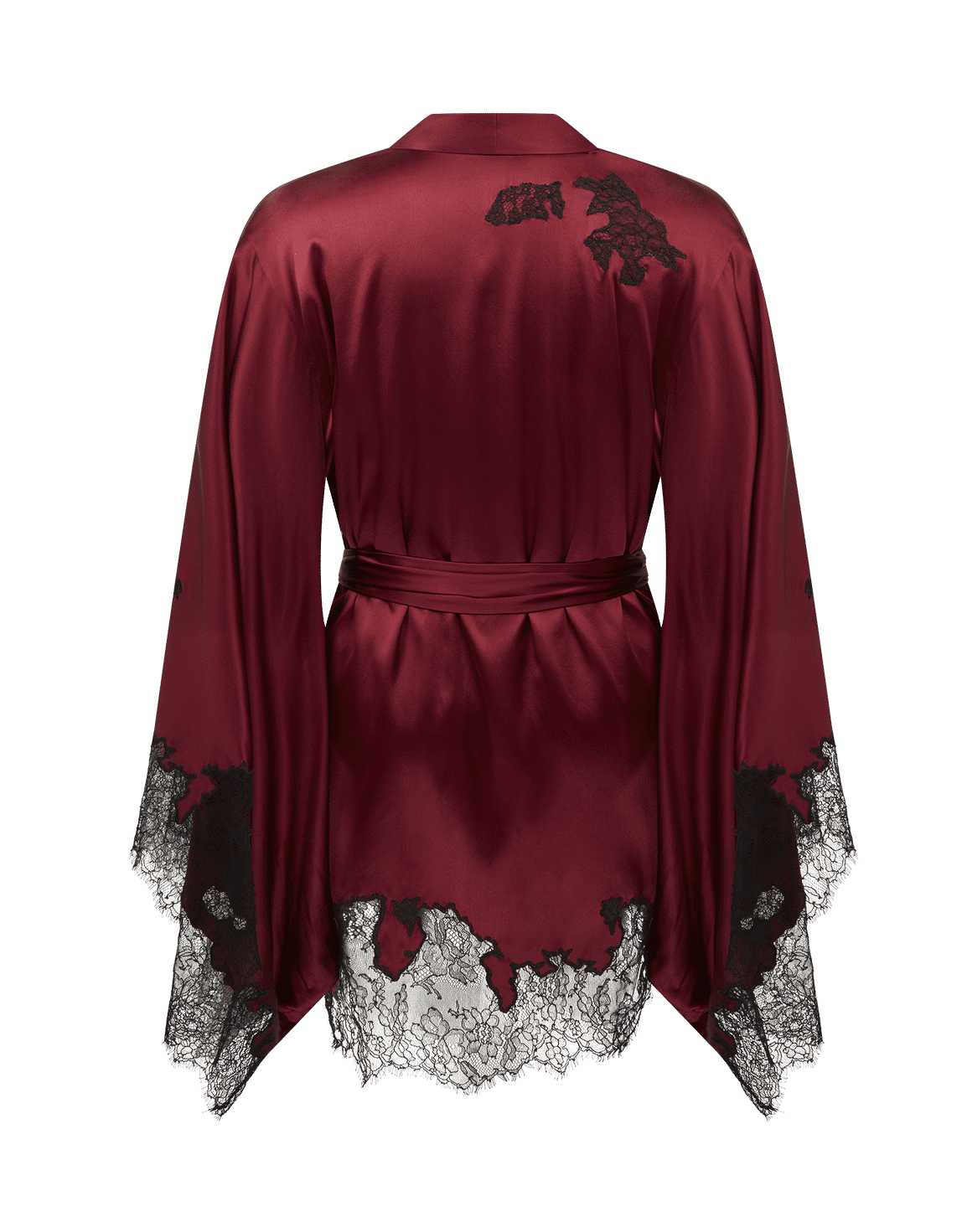 Christi Short Kimono Burgundy | Agent Provocateur