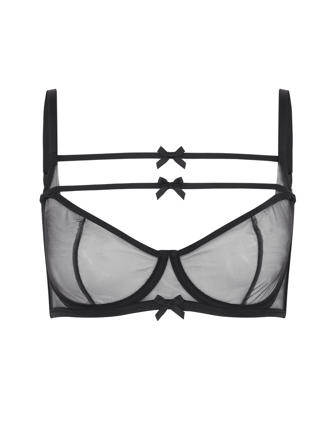Ulrika High Neck Bra Black | Agent Provocateur
