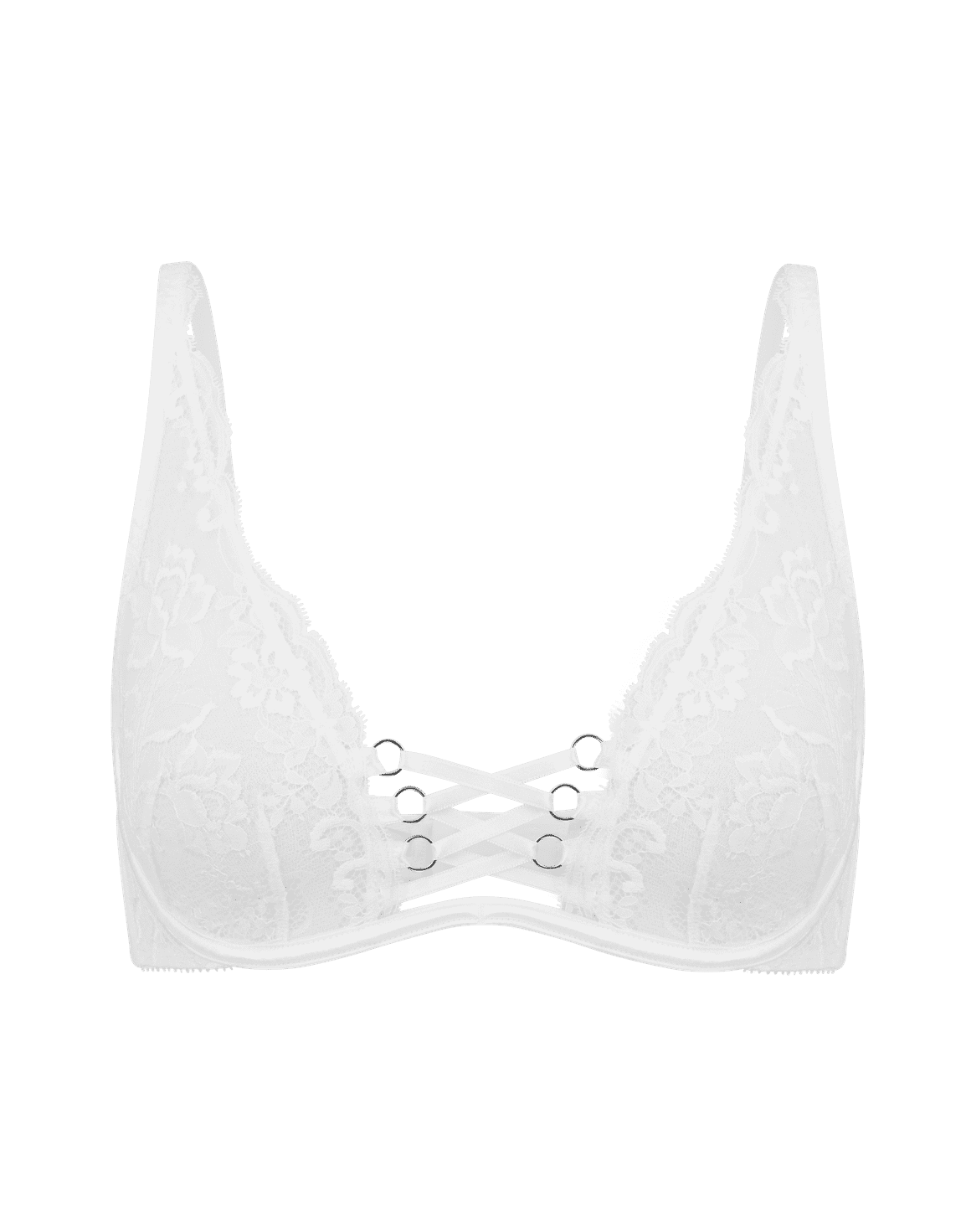 Essie High Apex Underwired Bra White White | Agent Provocateur