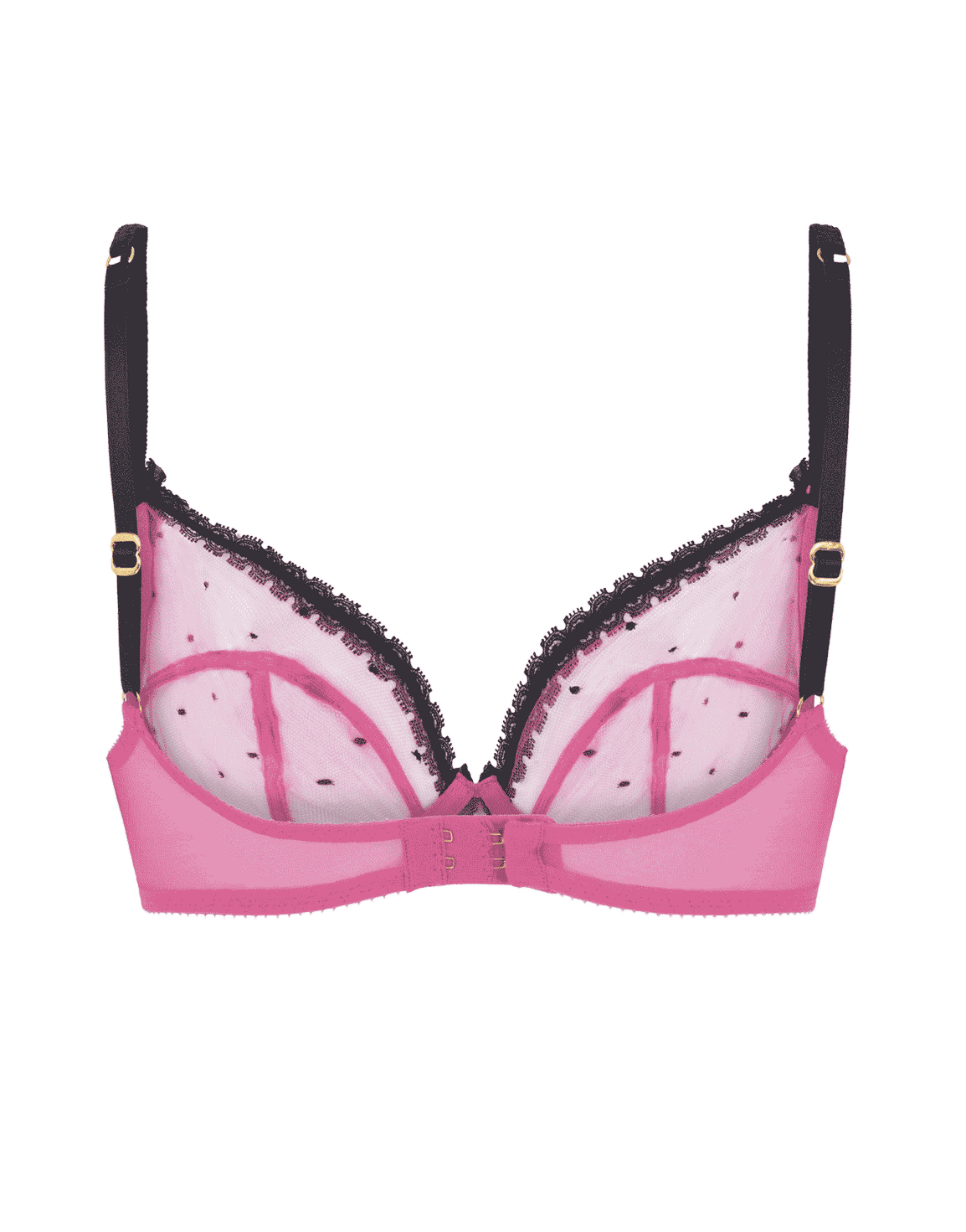 Poppie Plunge Underwired Bra Pink | Agent Provocateur