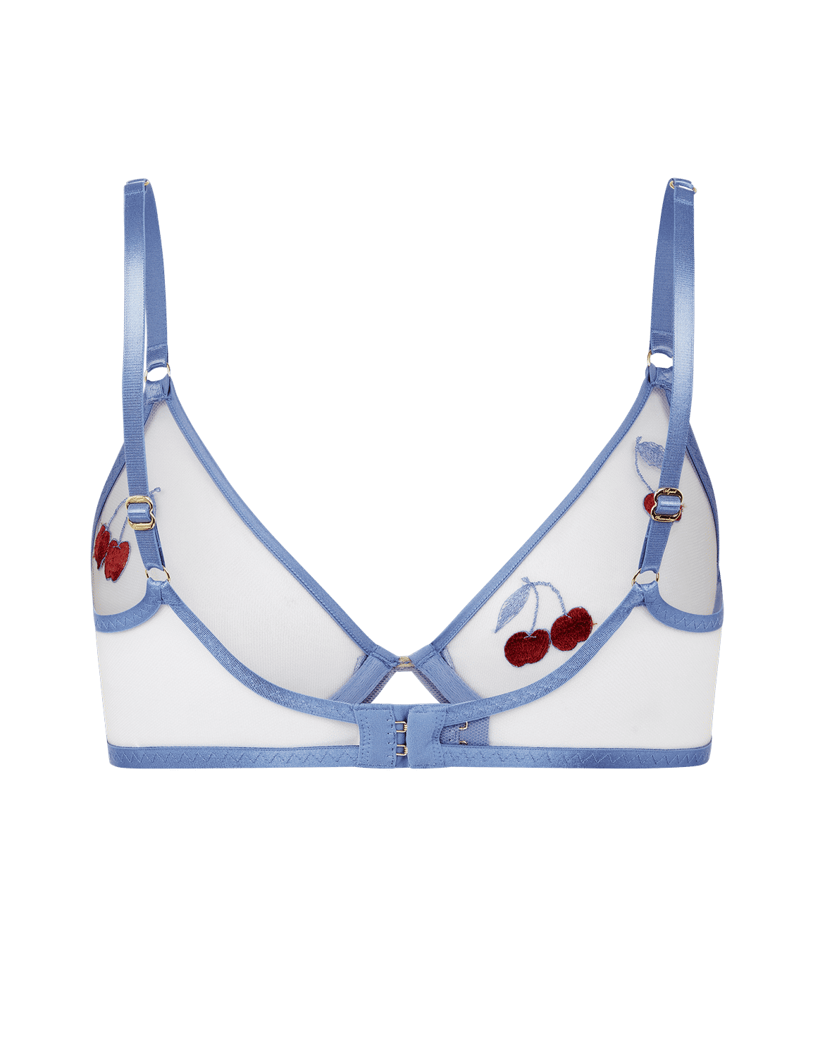 Donnie Plunge Underwired Bra Blue | Agent Provocateur