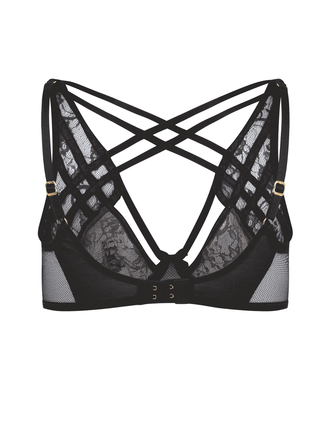 Dimitria High Neck Underwired Bra Navy | Agent Provocateur