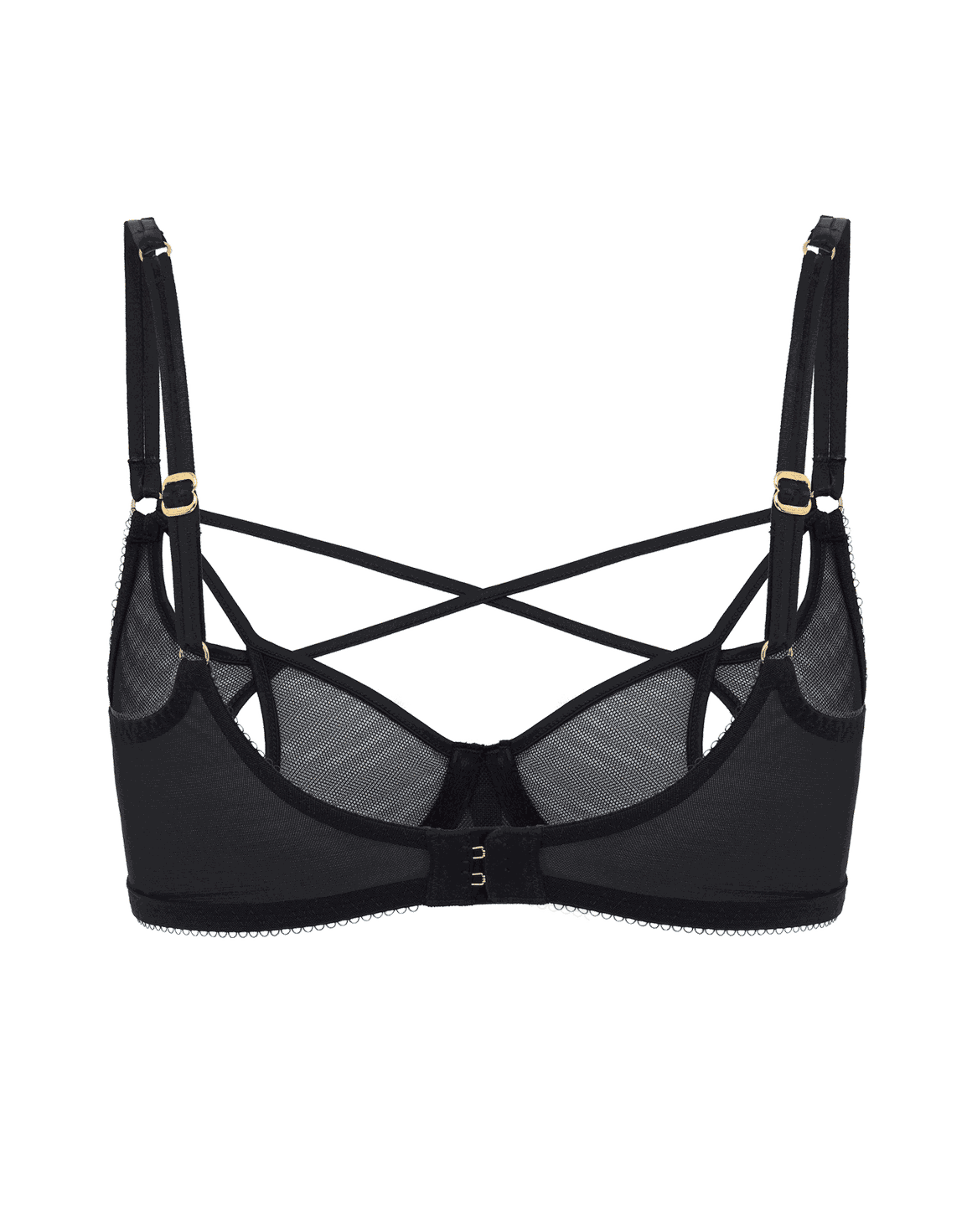 Randie Balconette Underwired Bra Black | Agent Provocateur