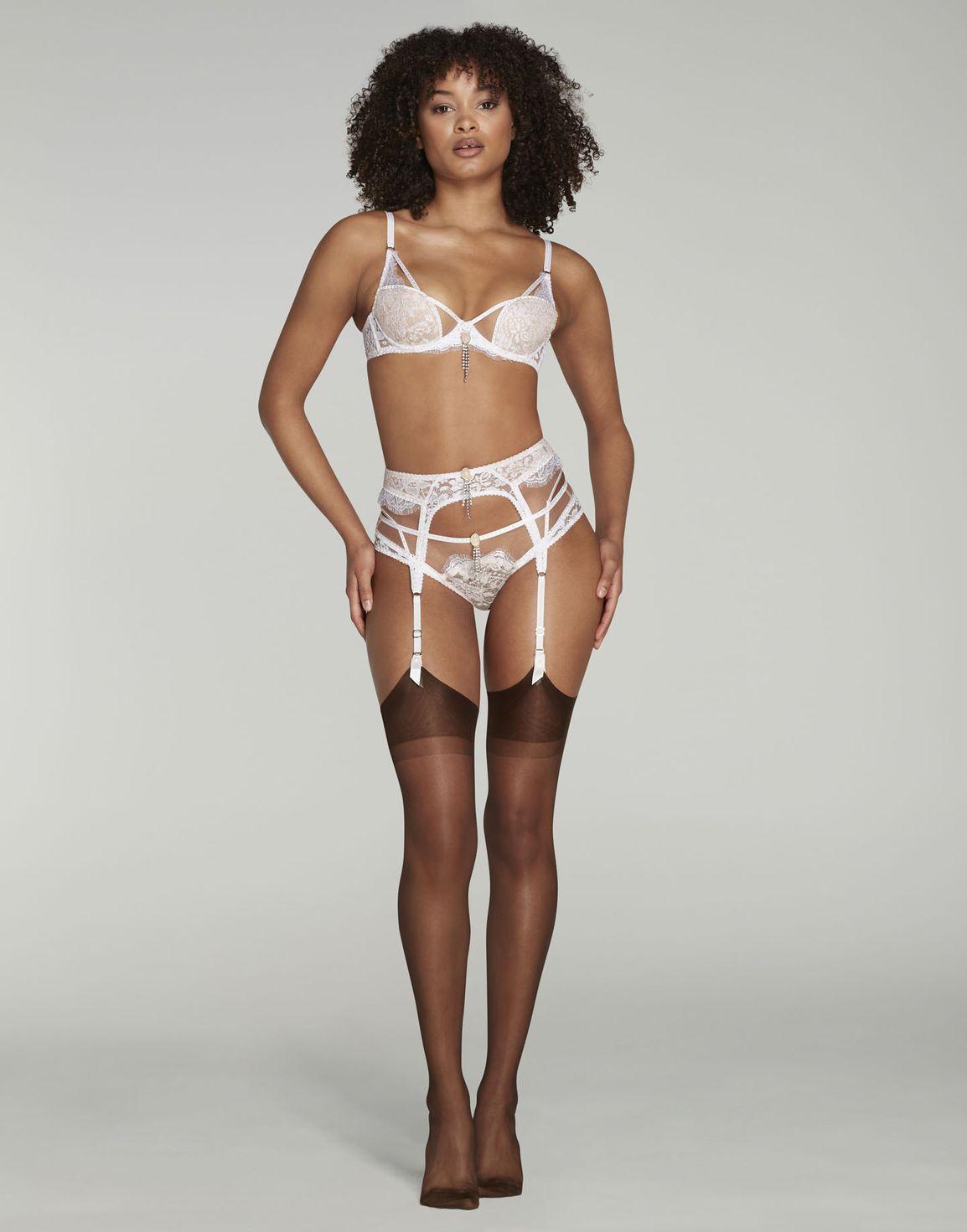 Presley Suspender White | Agent Provocateur