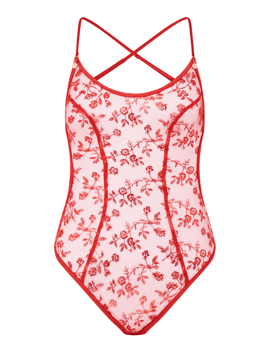 Zadi Bodysuit Red | Agent Provocateur