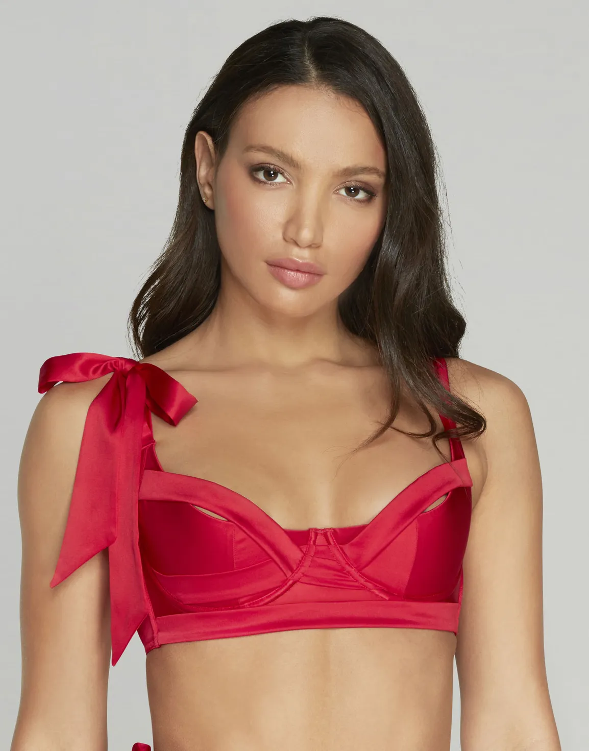 Sugar Quarter Cup Underwired Bra Red | Agent Provocateur