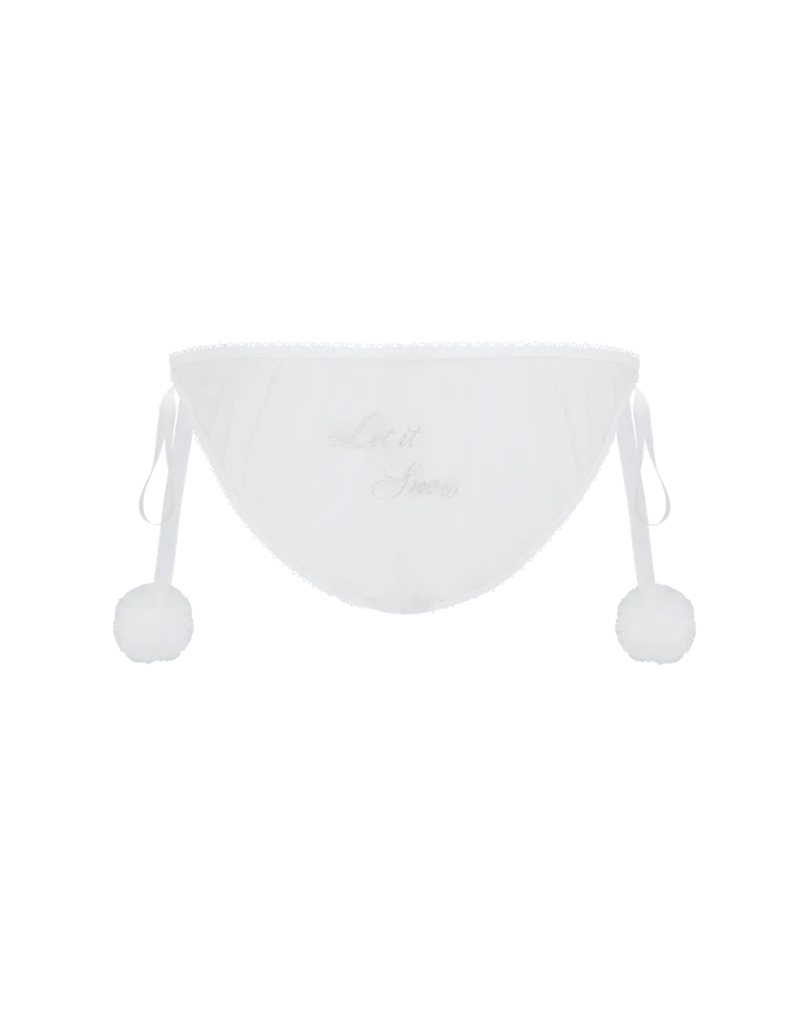 Frostine Tie Side Brief Let It Snow Ivory | Agent Provocateur