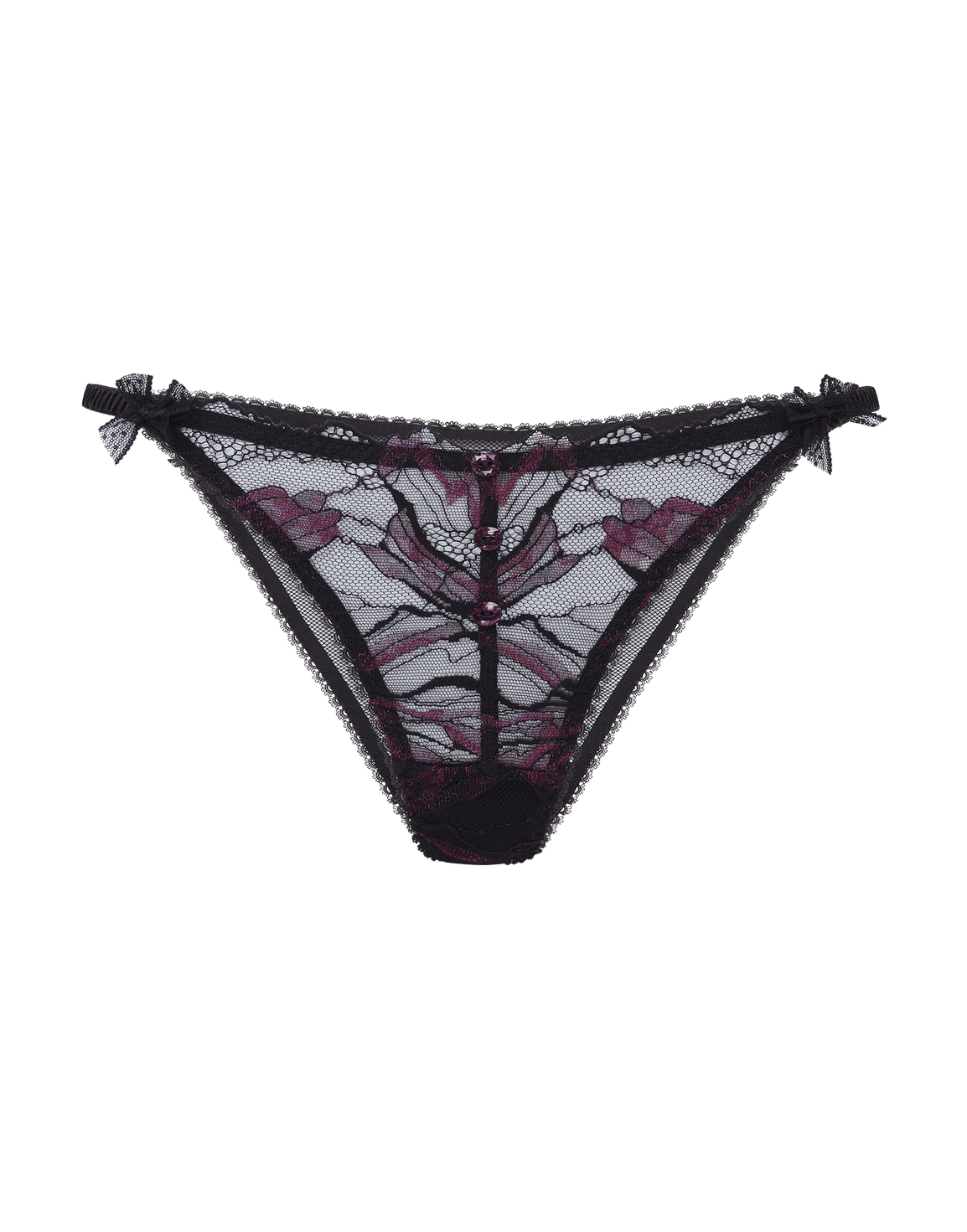 Karmen Full Brief Black/Purple Black | Agent Provocateur