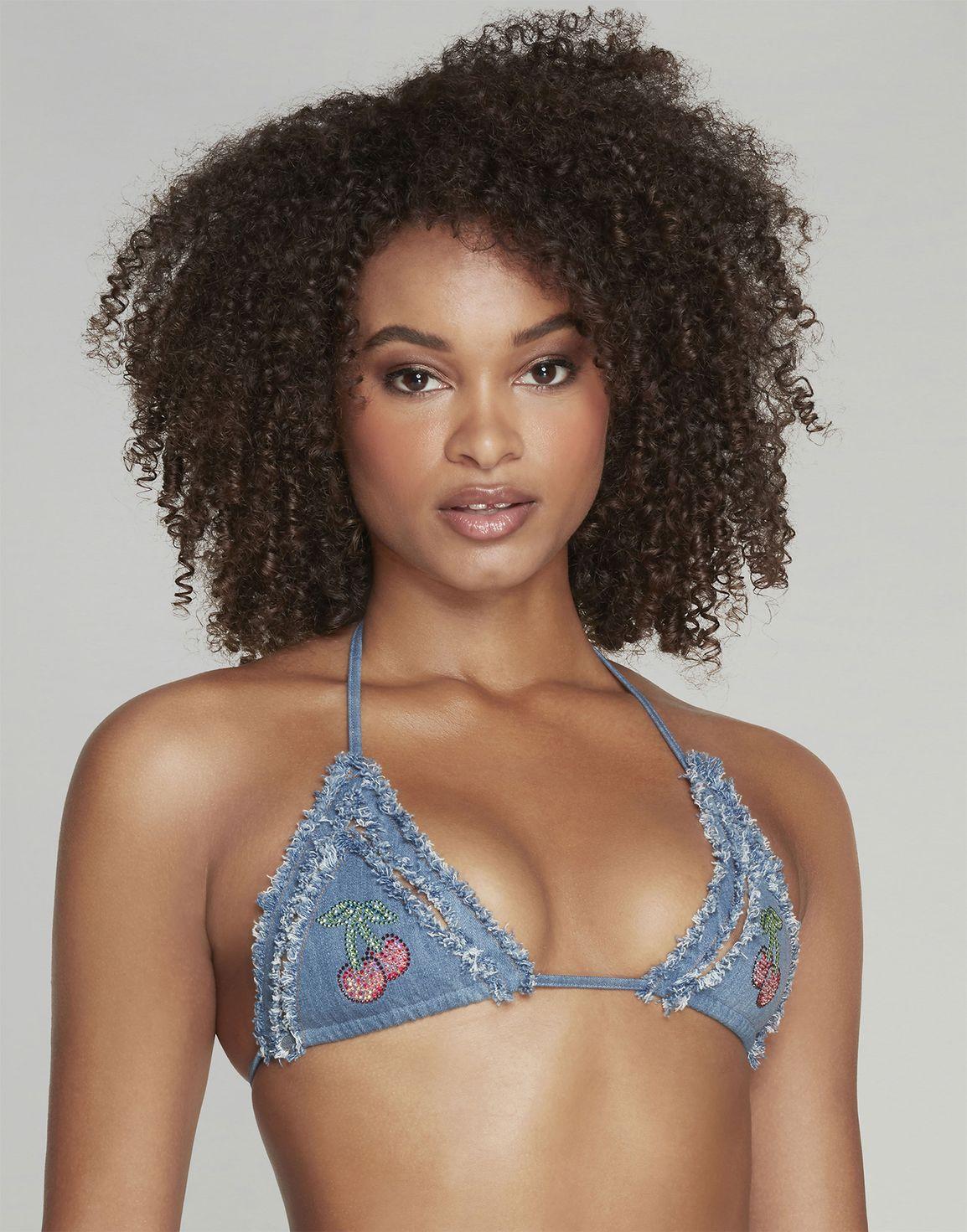 Lolabelle Bikini Triangle Tie Blue | Agent Provocateur