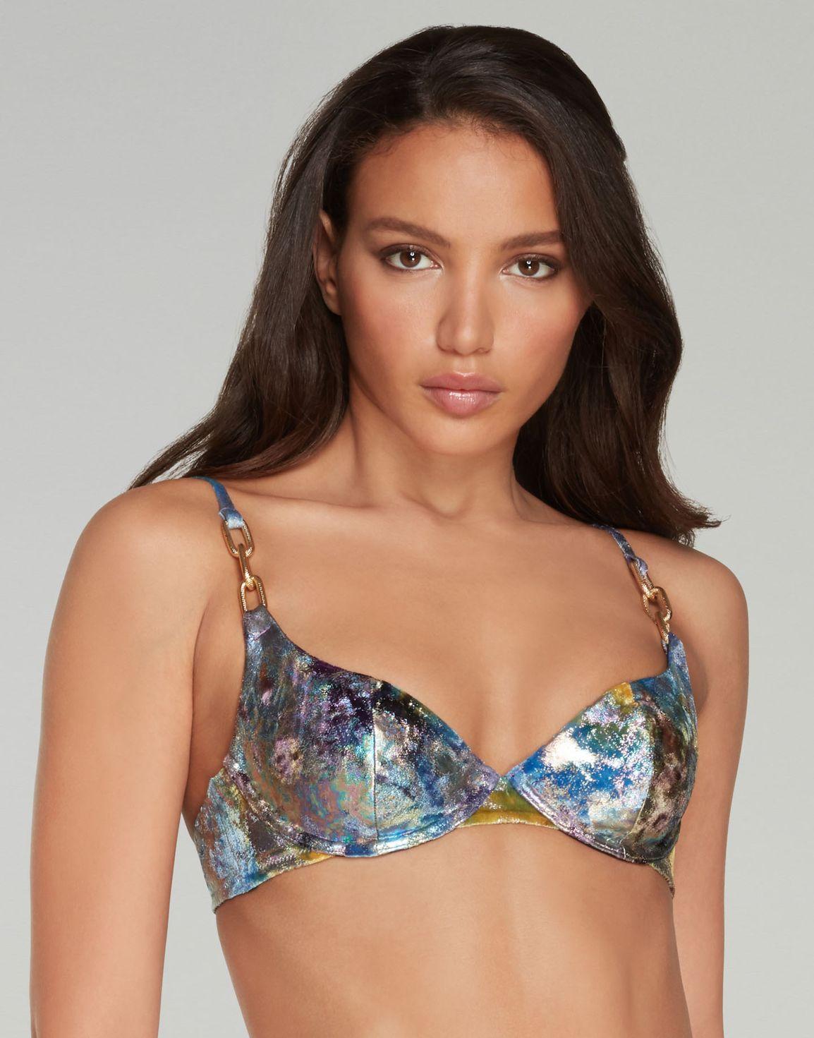 Twinkle Bikini Top Petrol Petrol | Agent Provocateur