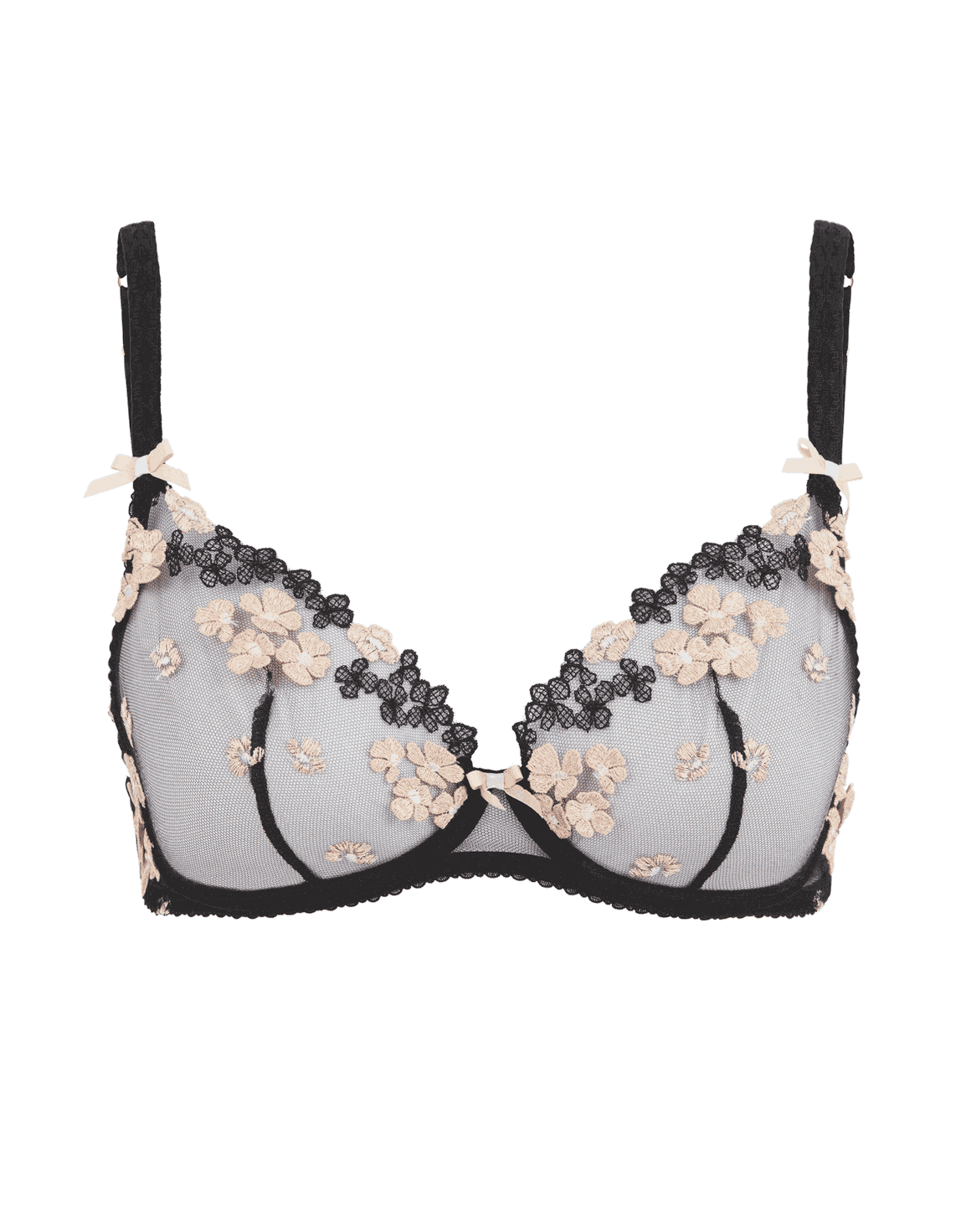Bethanie Full Cup Underwired Bra Black | Agent Provocateur