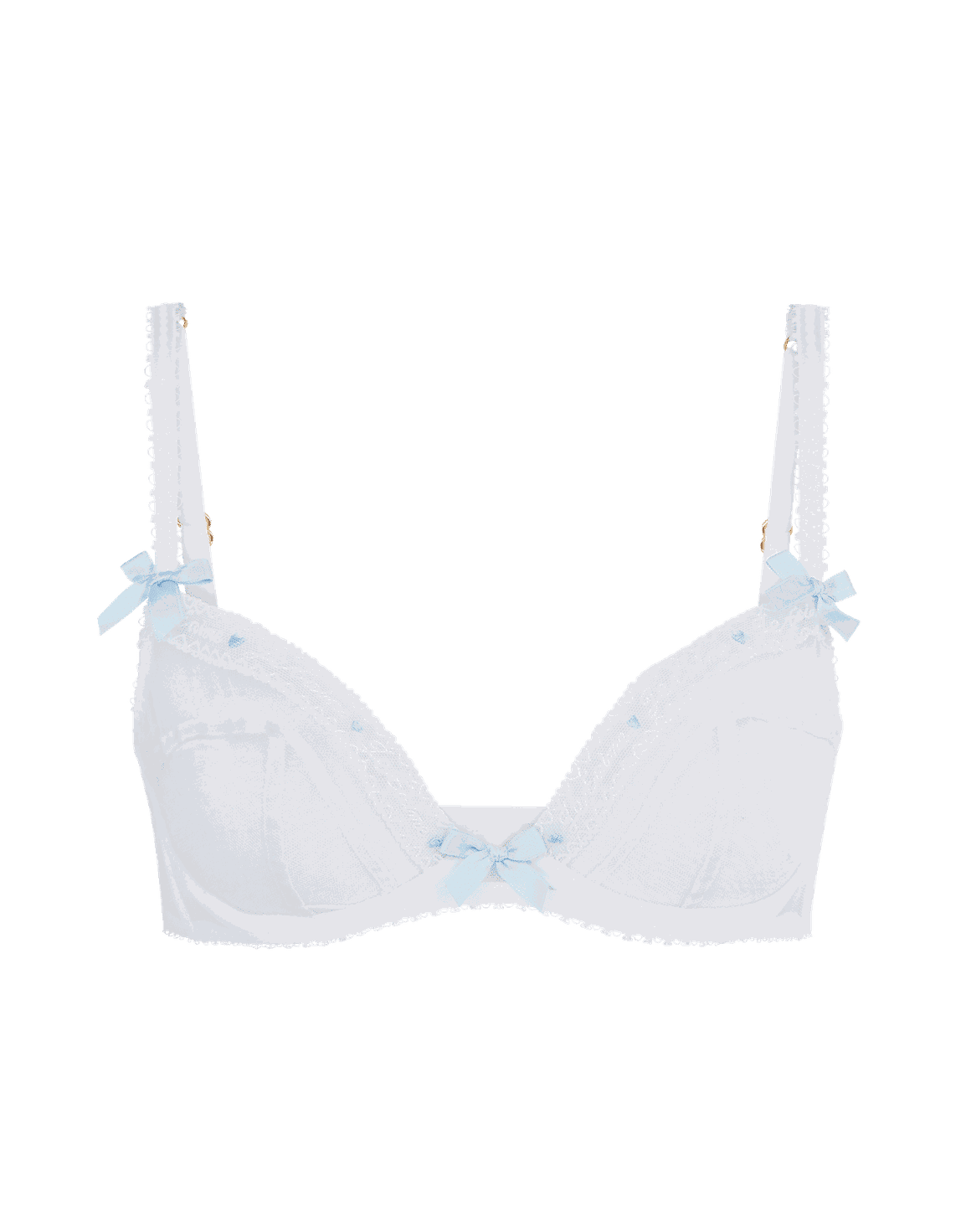 Edita Plunge Underwired Bra White | Agent Provocateur