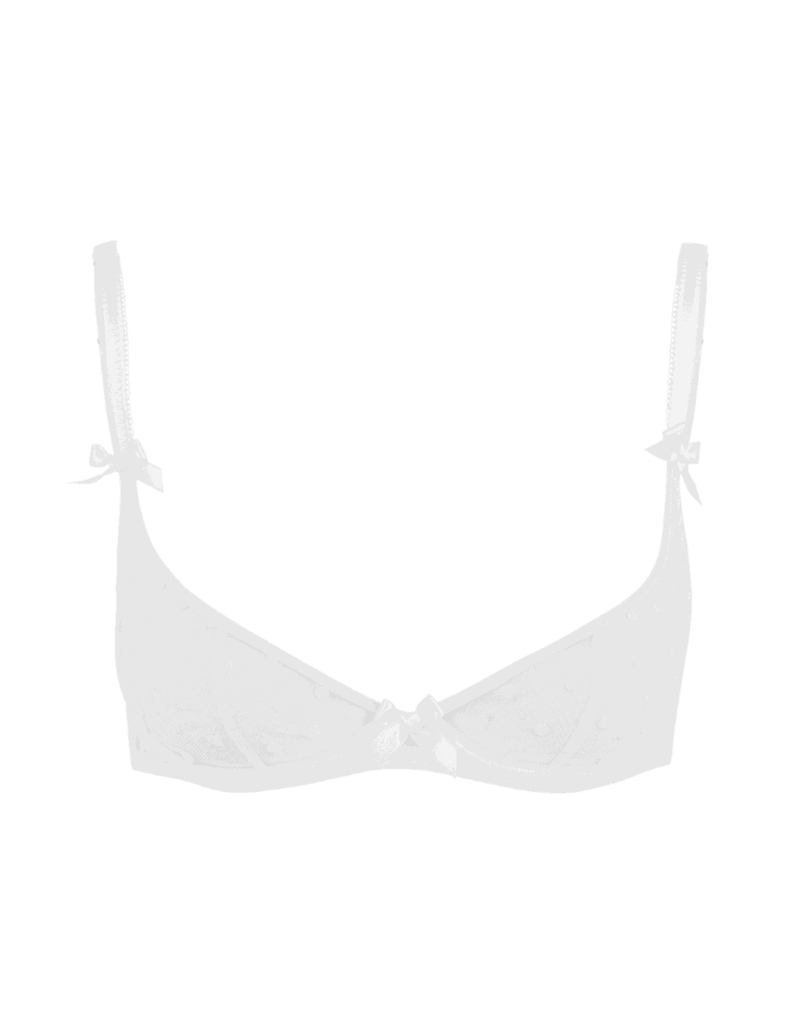Brie Demi Underwired Bra White | Agent Provocateur