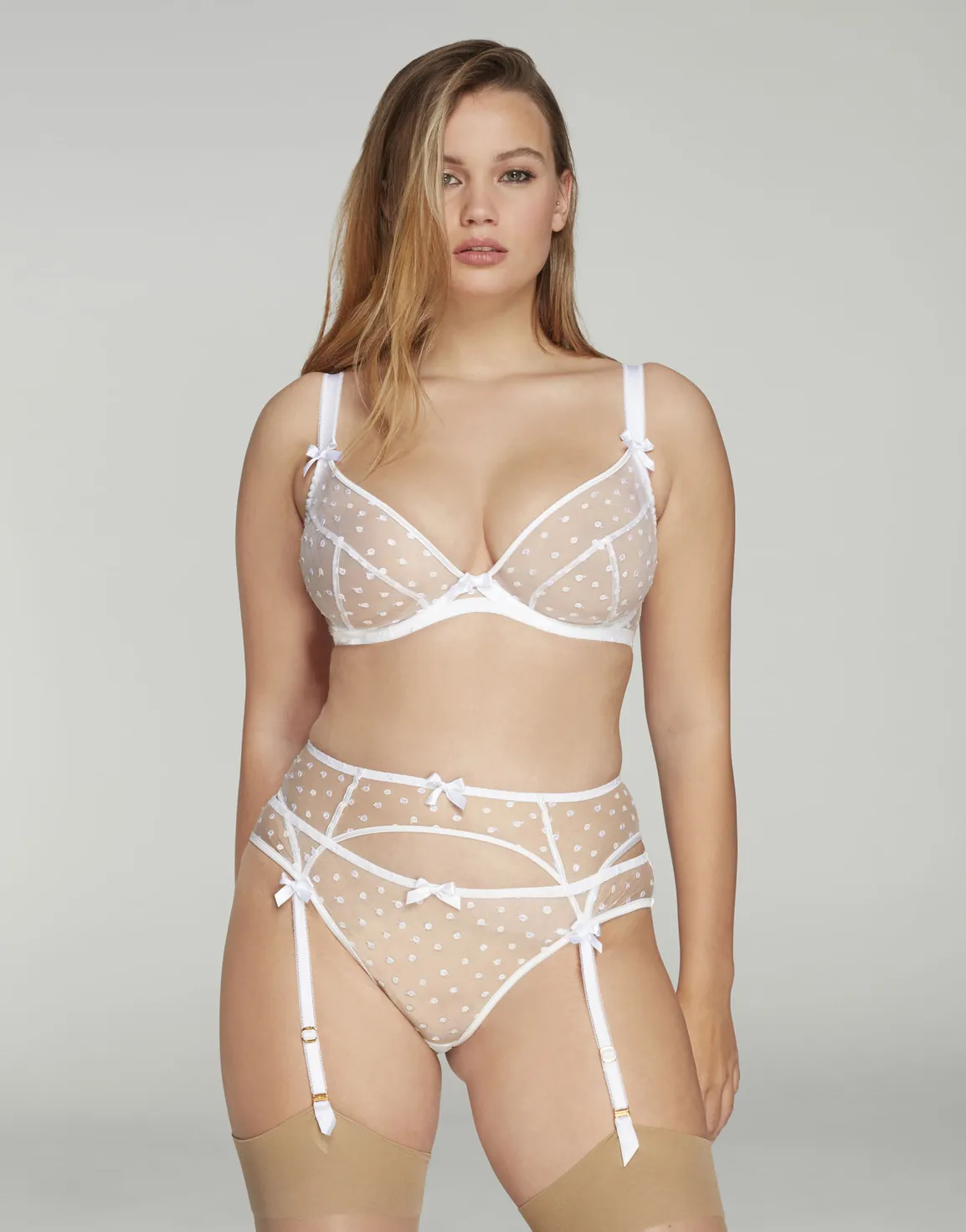 Brie Suspender White | Agent Provocateur