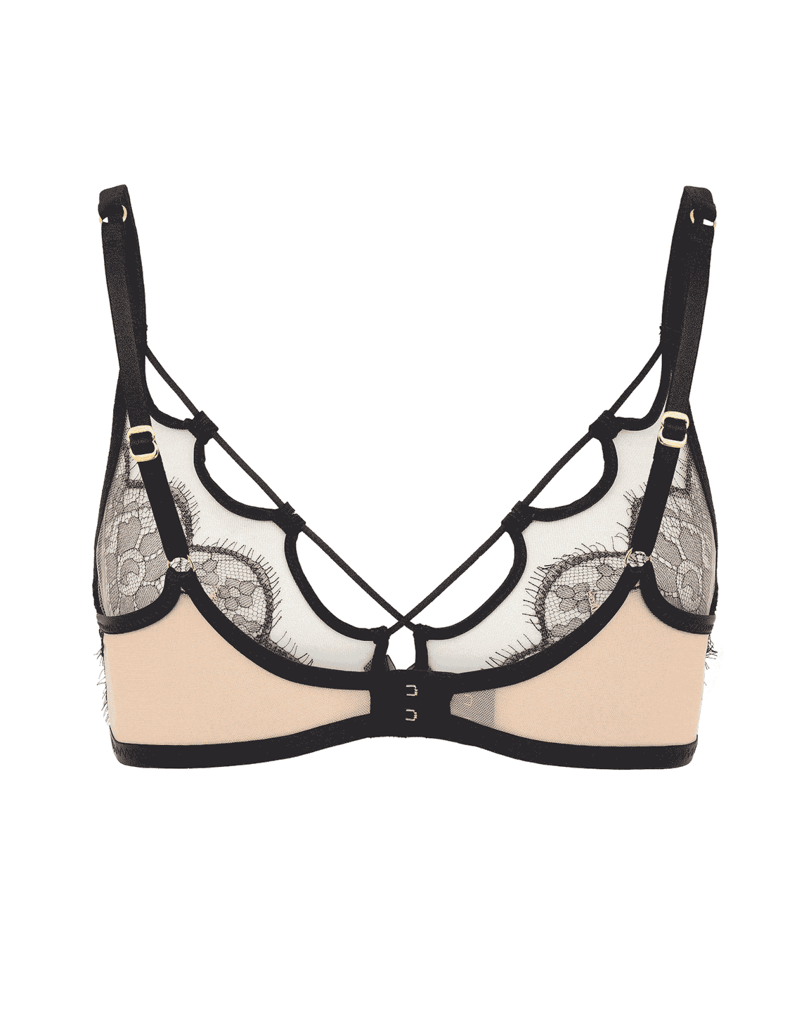 Pixxi Plunge Underwired Bra Black | Agent Provocateur