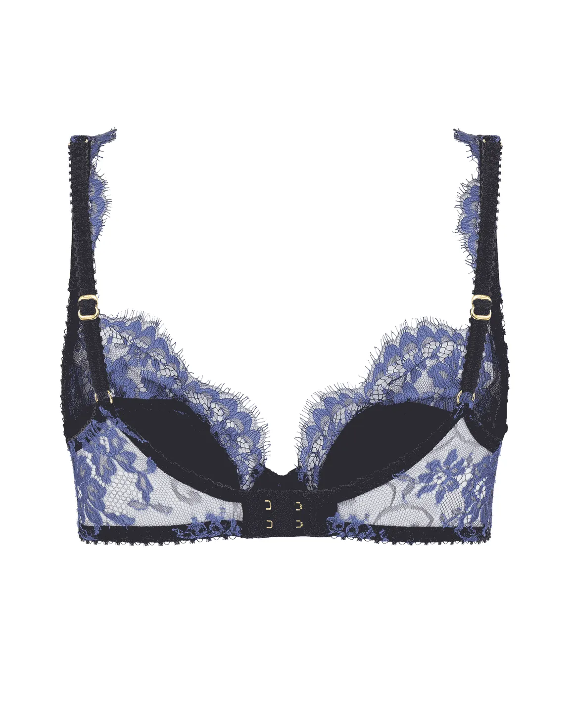 Carline Plunge Underwired Bra Black | Agent Provocateur