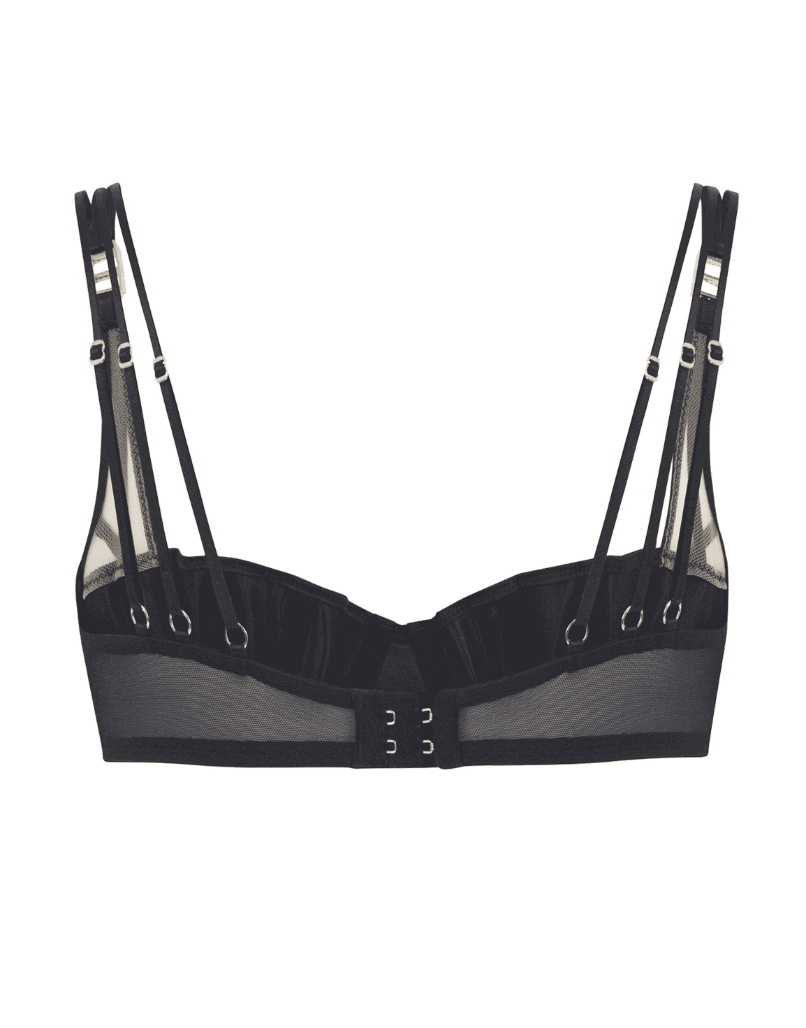 Cherilyn Balcony Underwired Bra Black | Agent Provocateur
