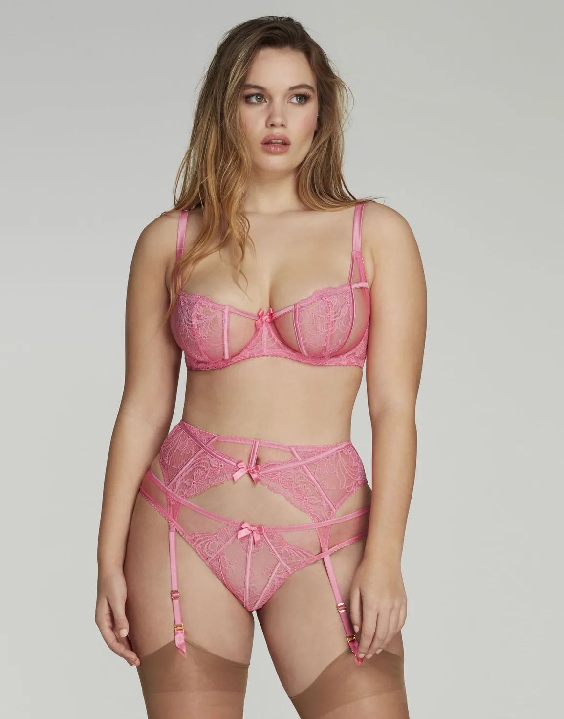 Rozlyn Suspender Pink | Agent Provocateur