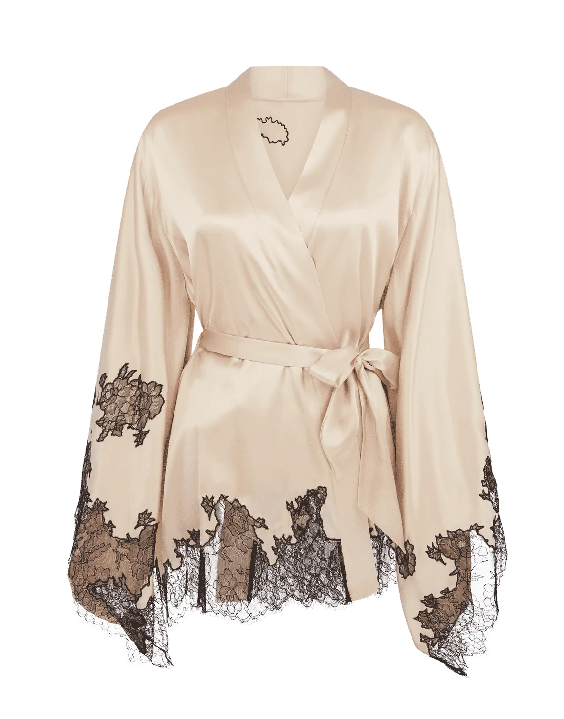 Christi Short Kimono Ivory | Agent Provocateur