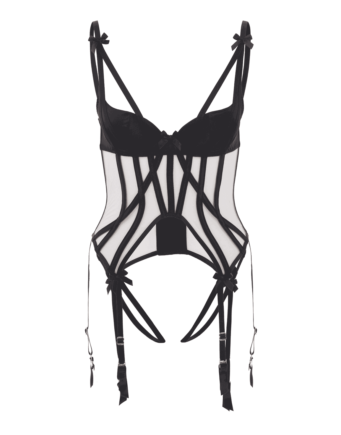 Kiah Playsuit Black | Agent Provocateur