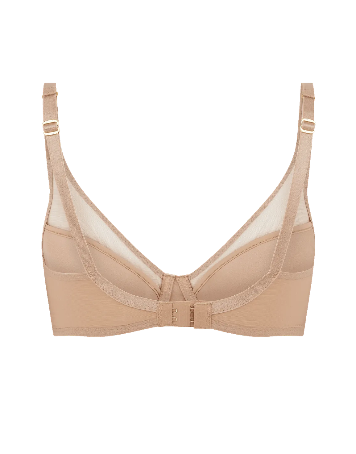 Lucky Padded Plunge Underwired Bra Noisette | Agent Provocateur