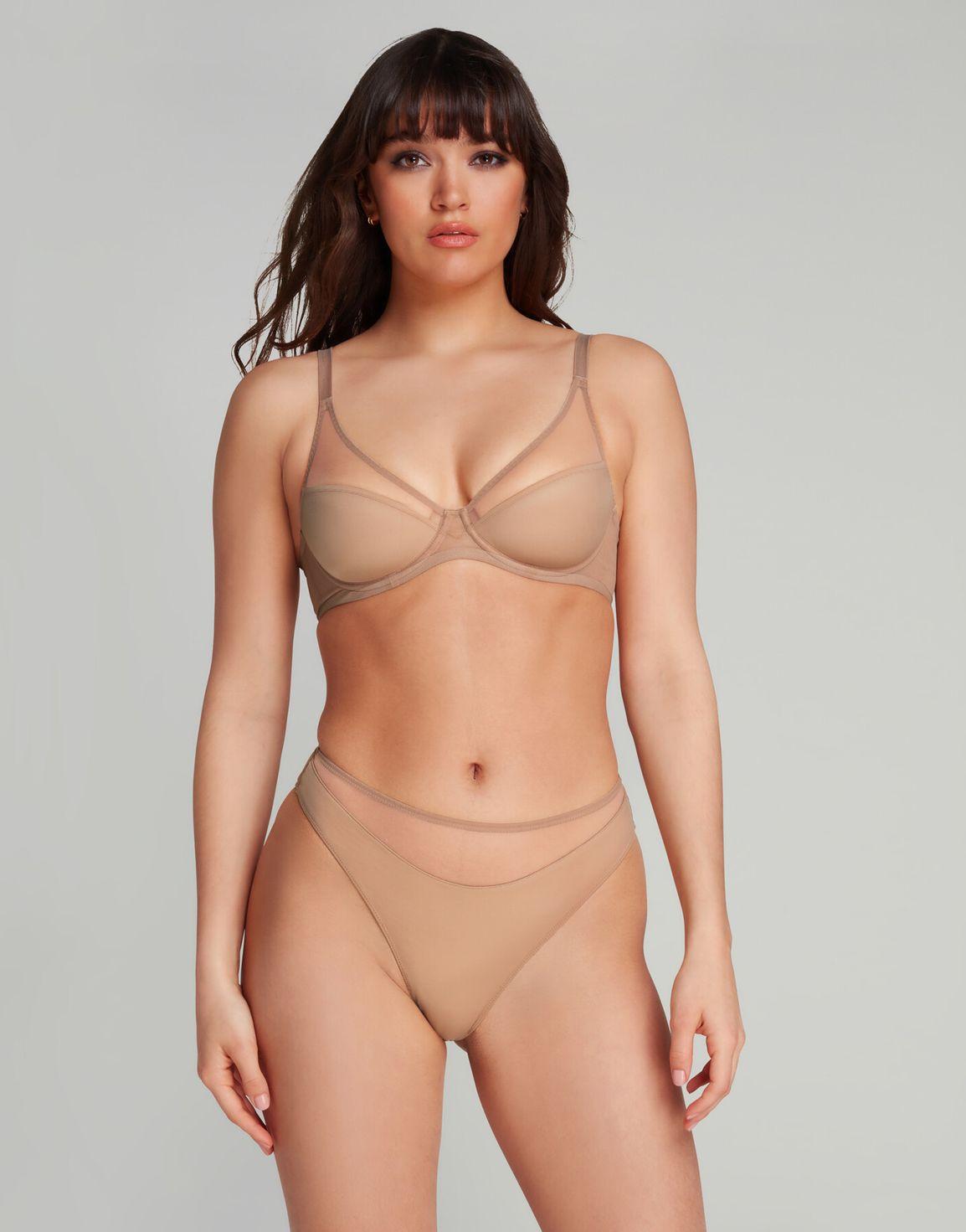 Lucky High Leg Brief Noisette | Agent Provocateur