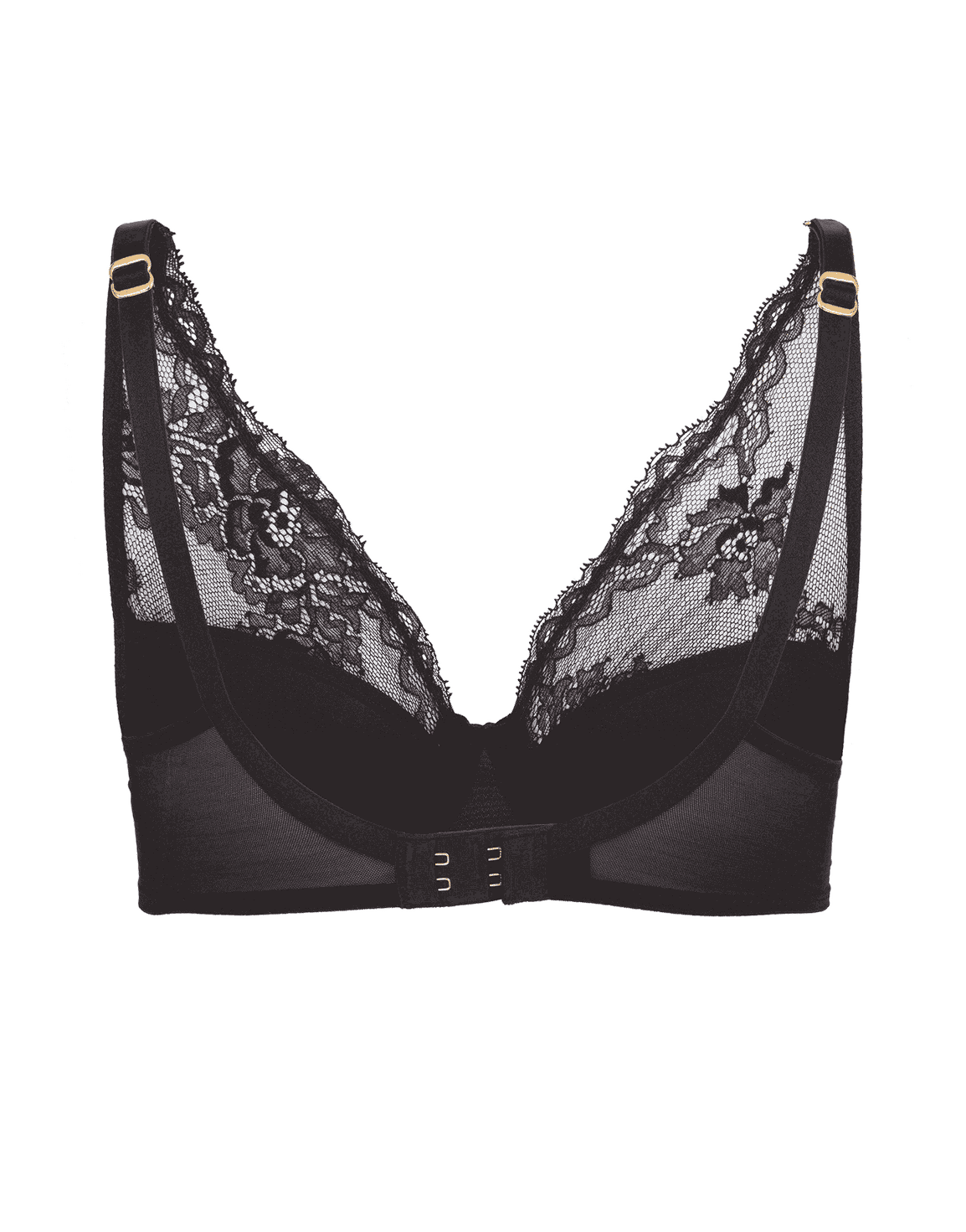 Ginah Padded High Apex Underwired Bra Black | Agent Provocateur