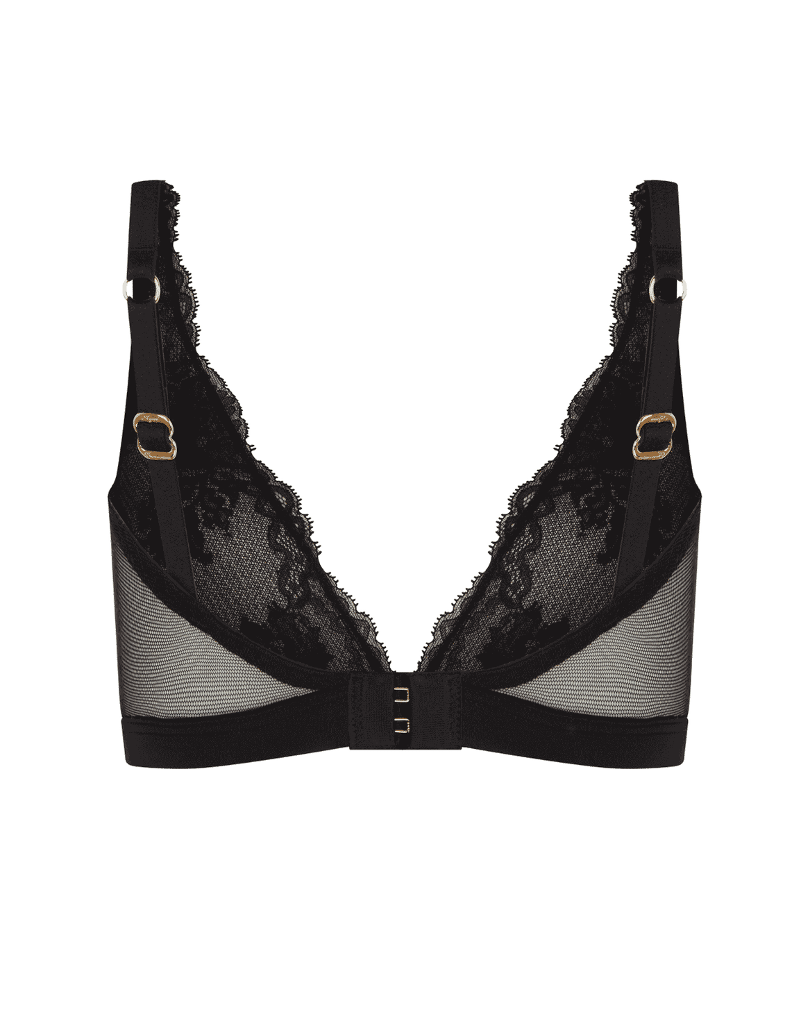 Ginah Soft Cup High Apex Bra Black | Agent Provocateur