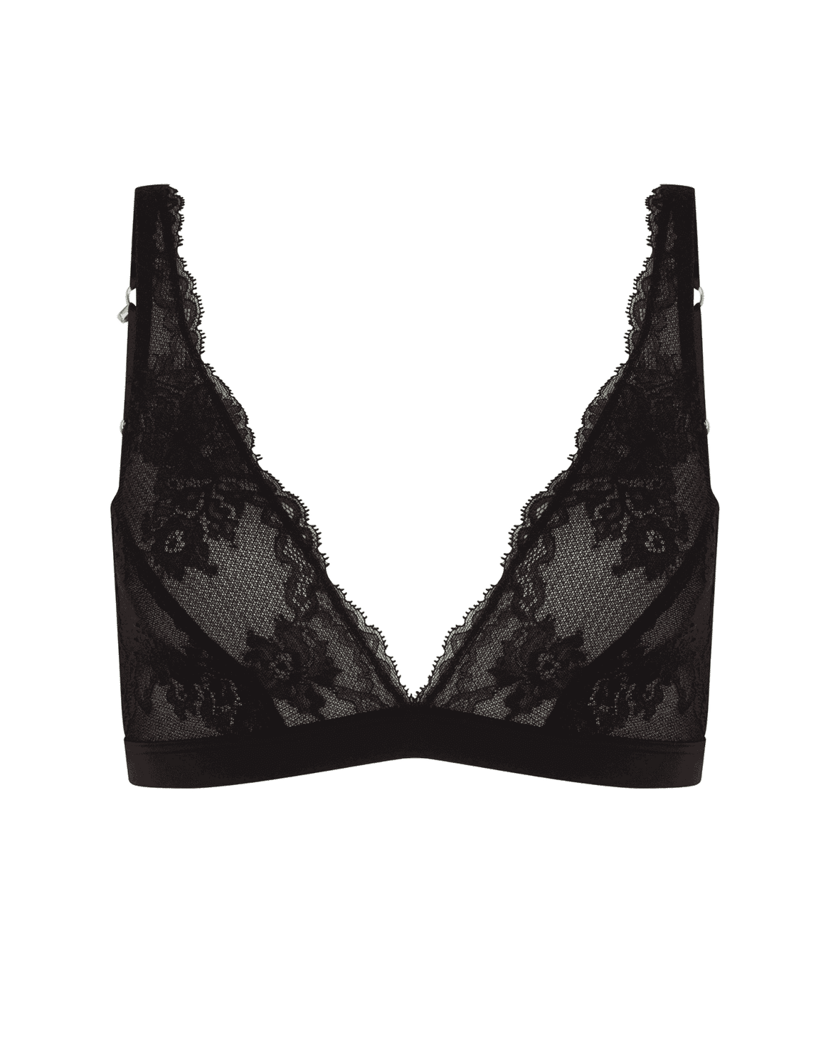 Ginah Soft Cup High Apex Bra Black | Agent Provocateur