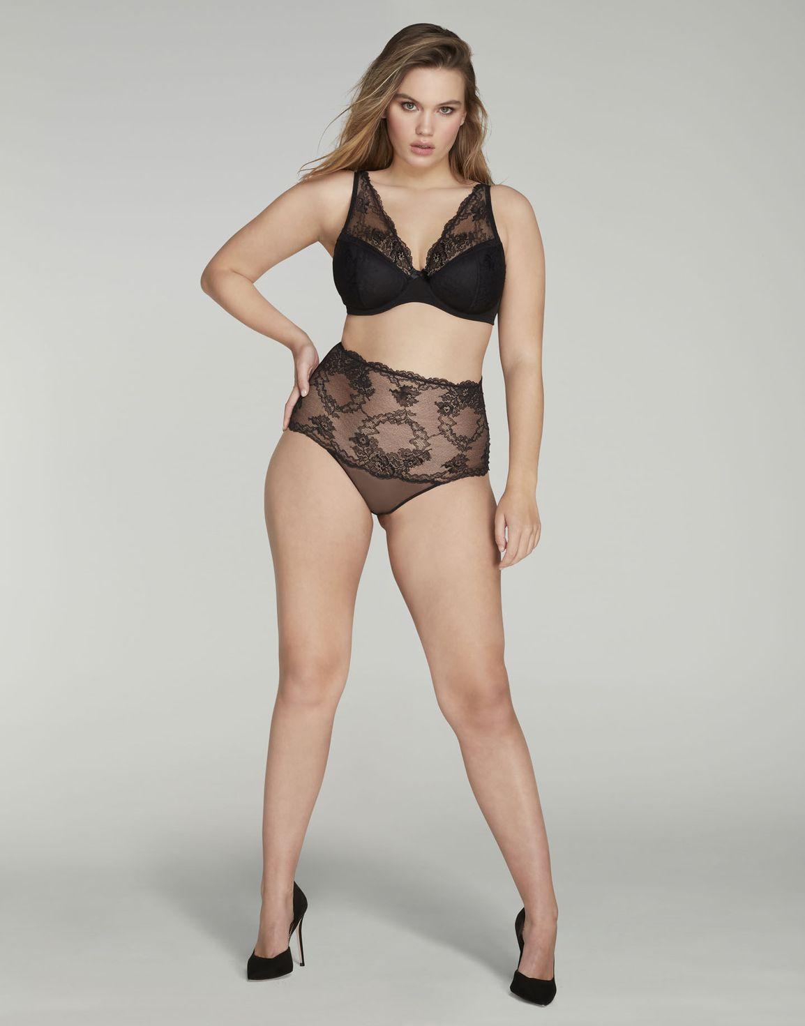 Ginah High Waisted Brief Black | Agent Provocateur