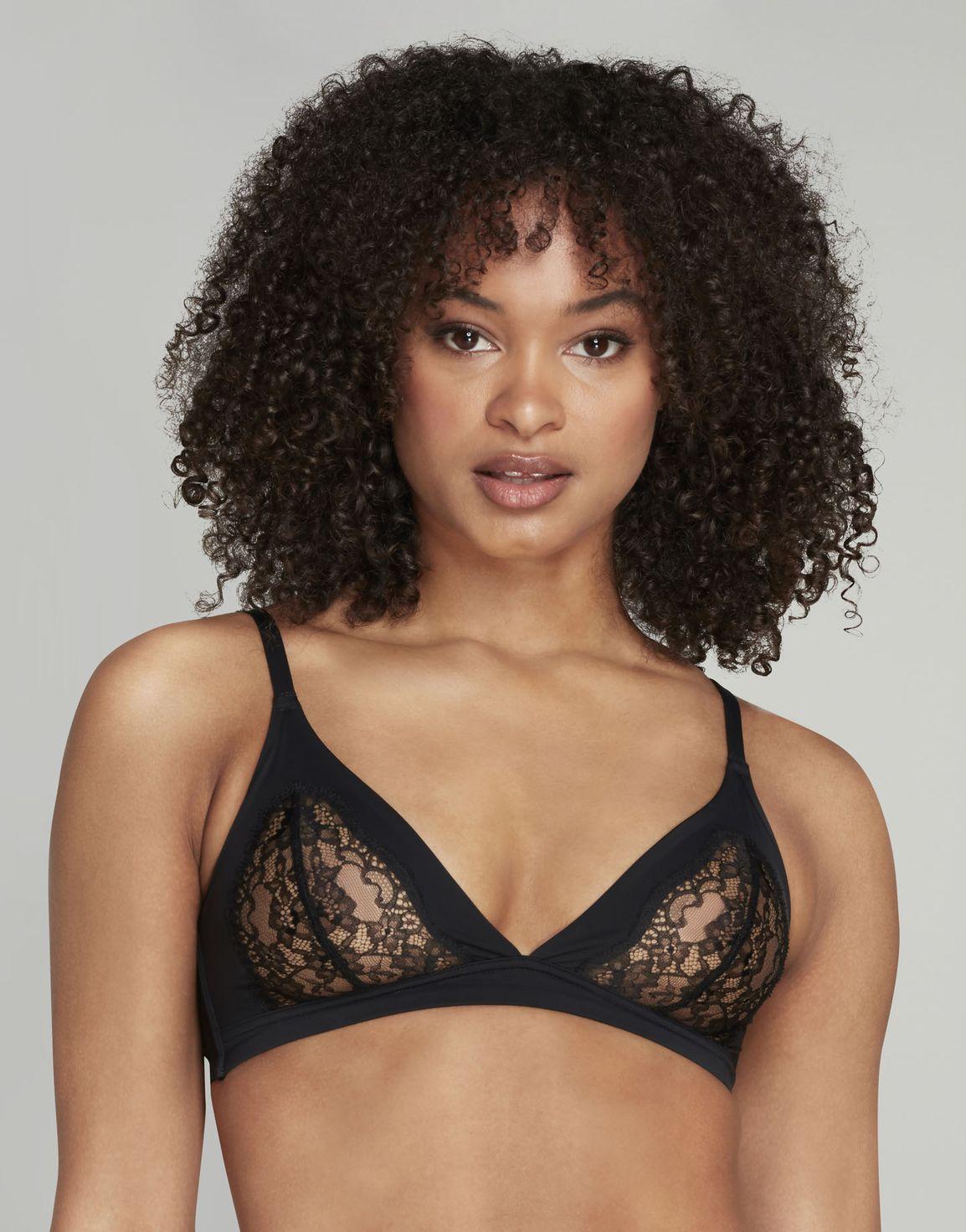 Brigette Soft Cup High Apex Bra Black | Agent Provocateur