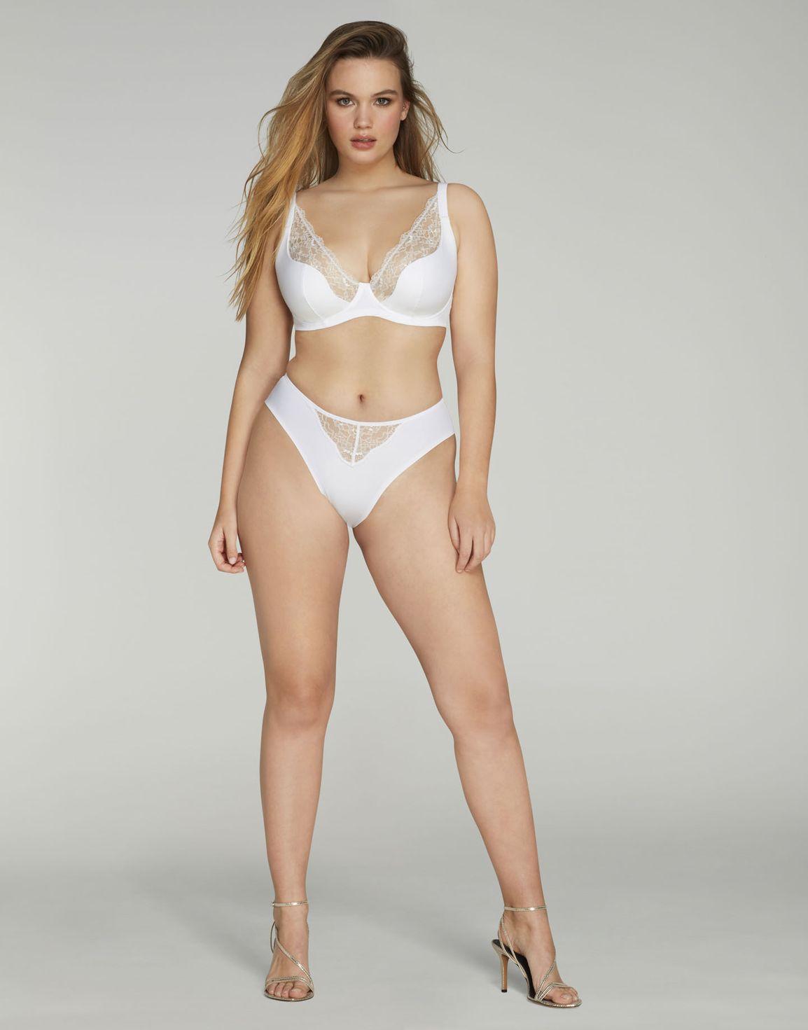 Brigette Padded High Apex Underwired Bra White | Agent Provocateur