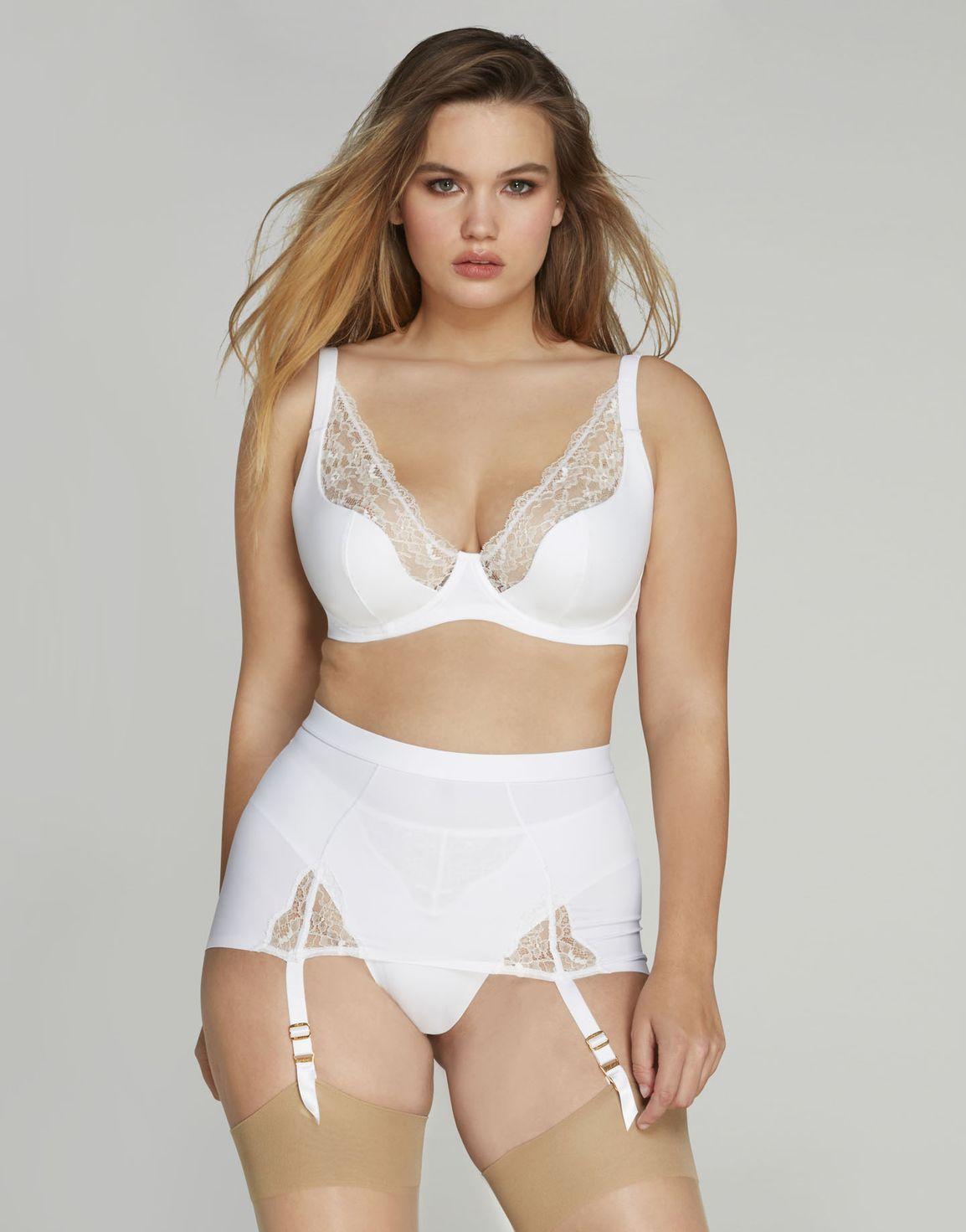 Brigette Roll On Suspender White | Agent Provocateur
