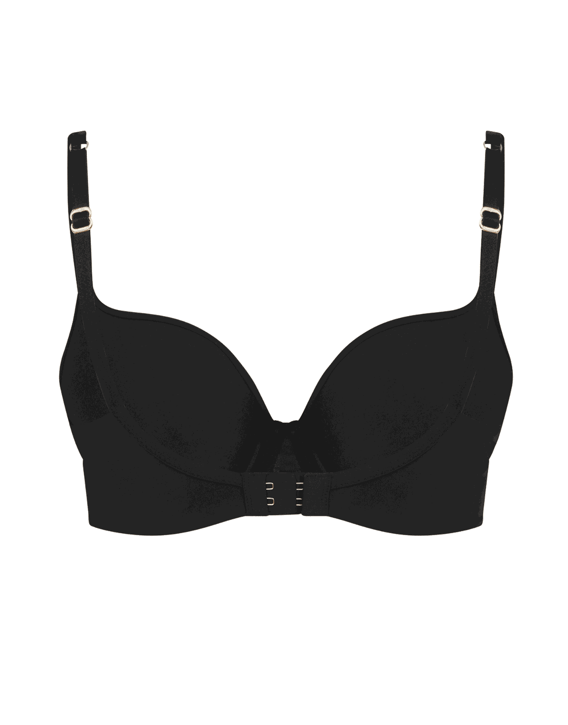 Leni Balcony Padded Plunge Bra Black | Agent Provocateur