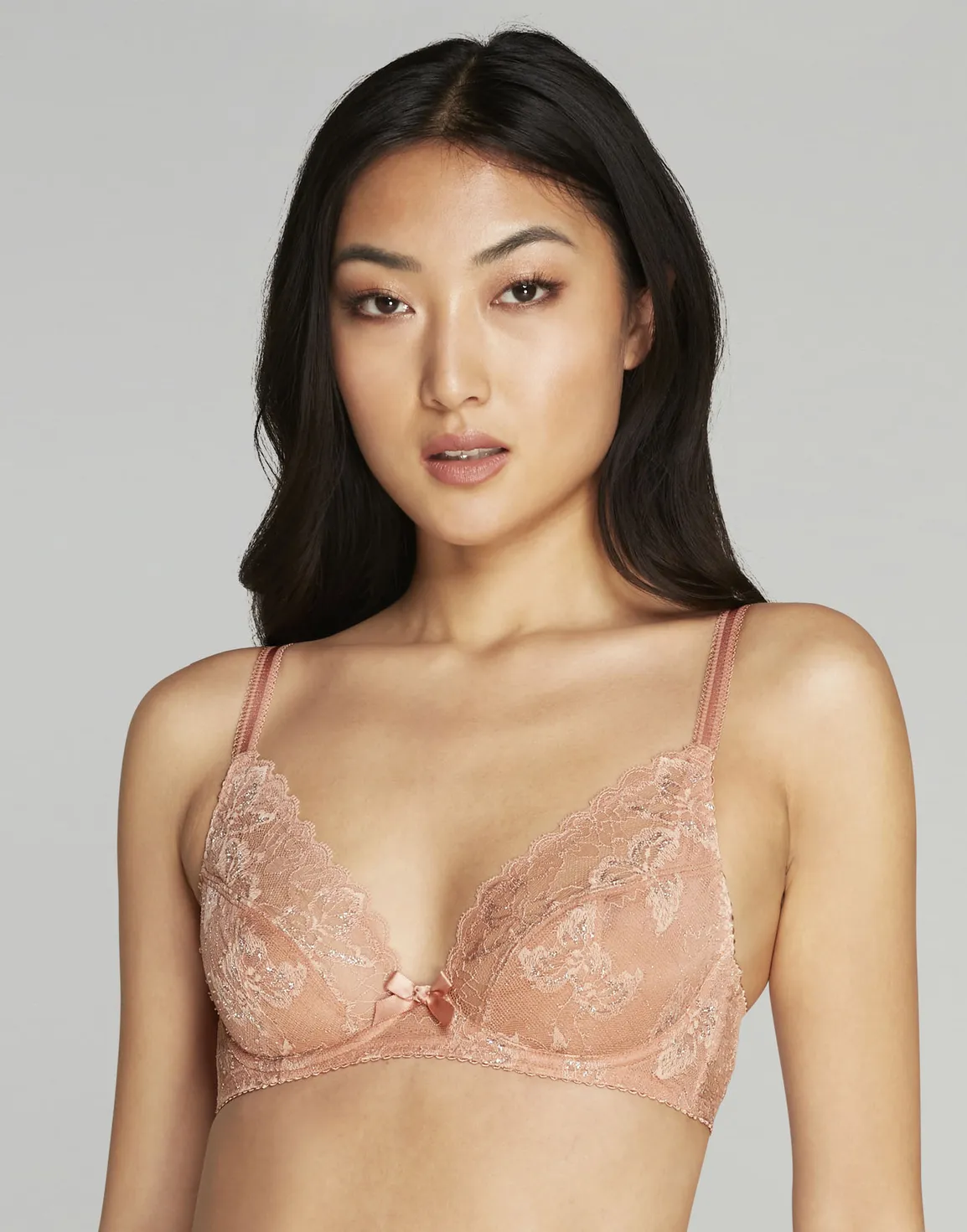 Leni Plunge Underwired Bra Praline | Agent Provocateur