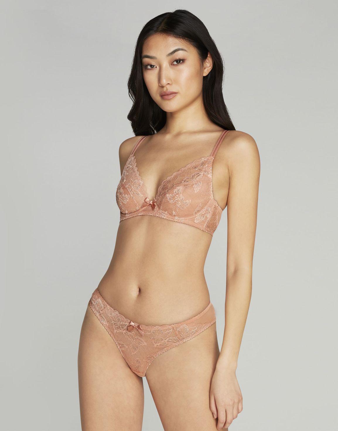 Leni Plunge Underwired Bra Praline | Agent Provocateur