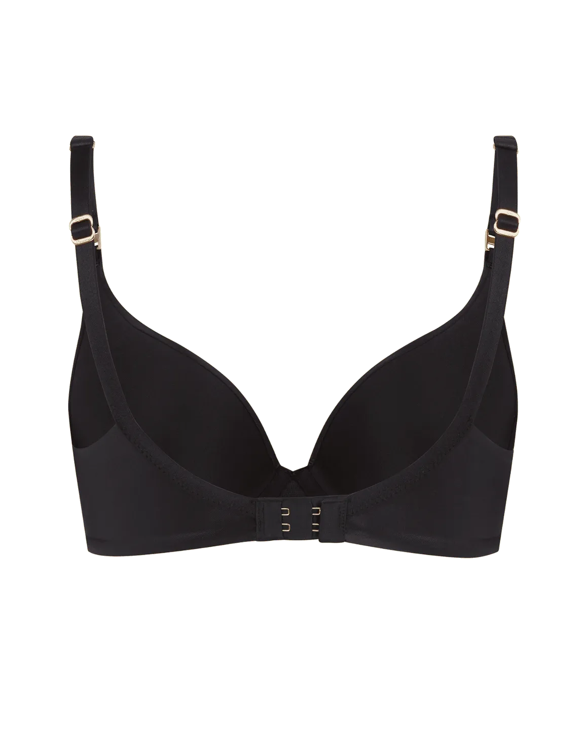 Paige Moulded Plunge Underwired Bra Black | Agent Provocateur