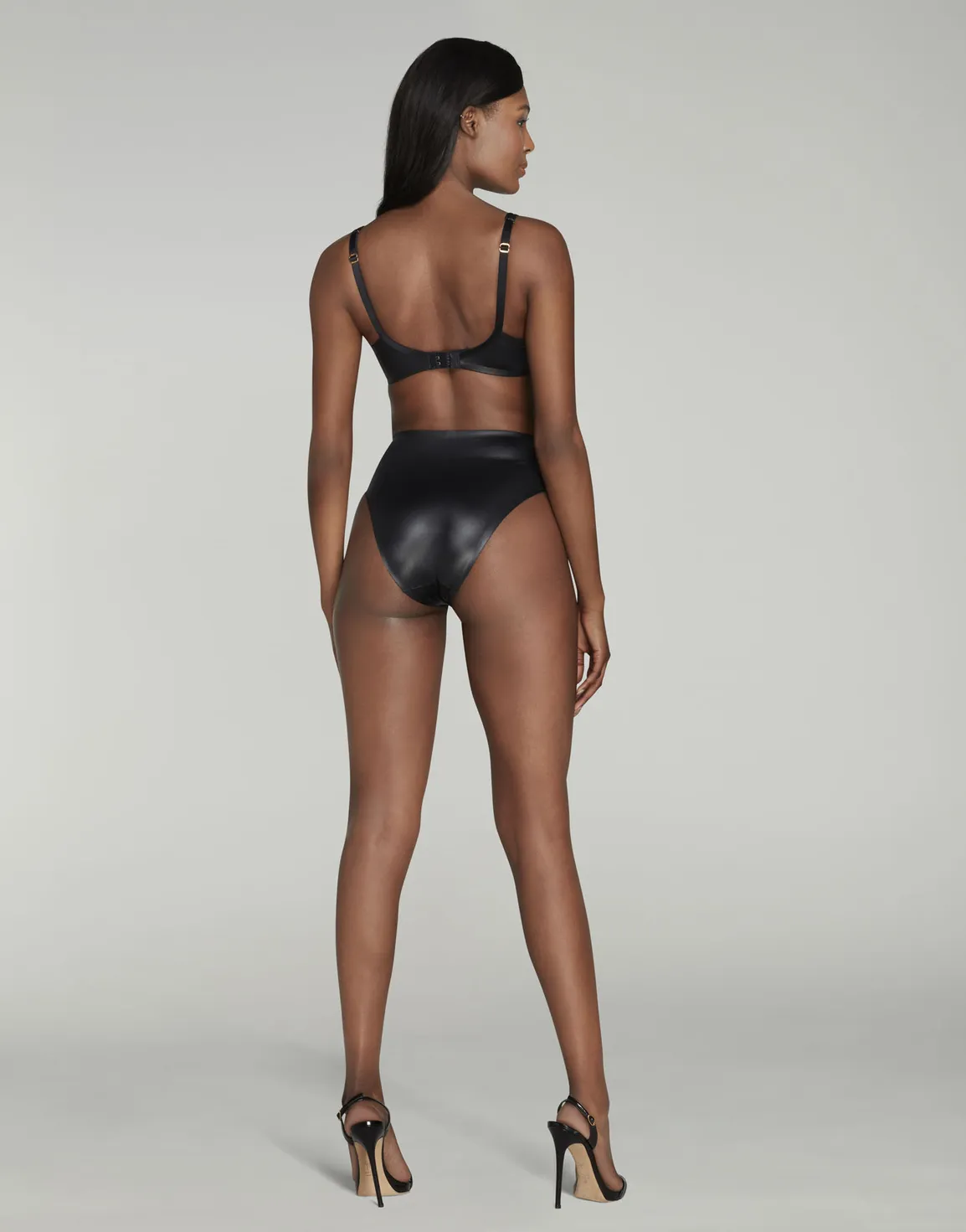 Paige High Waisted Brief Black | Agent Provocateur